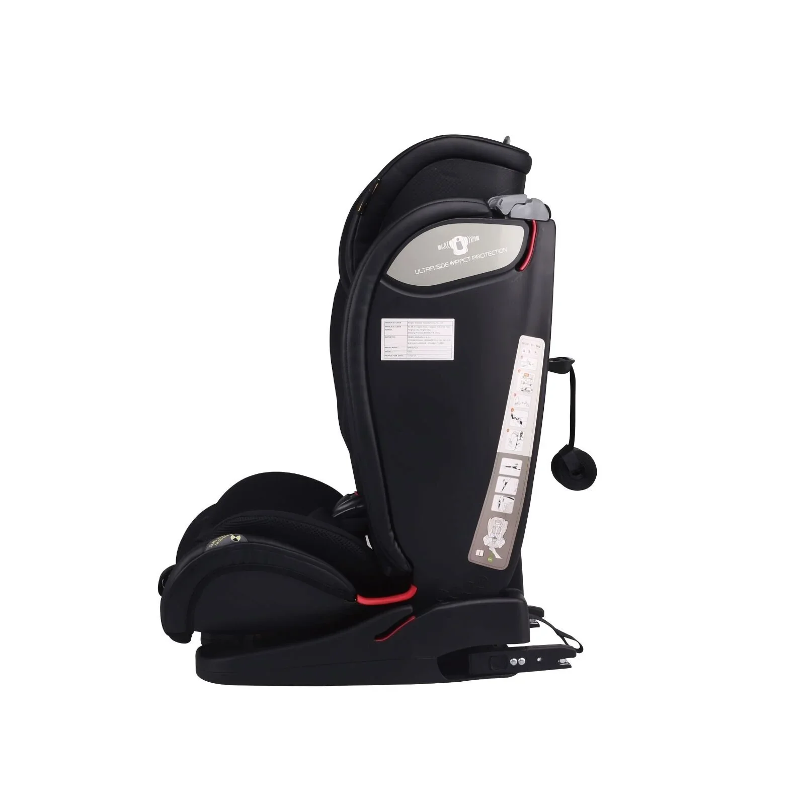 baby plus Secure Group 1/2/3 (9 Months to 12 Years) Car Seat - Black - Image 3
