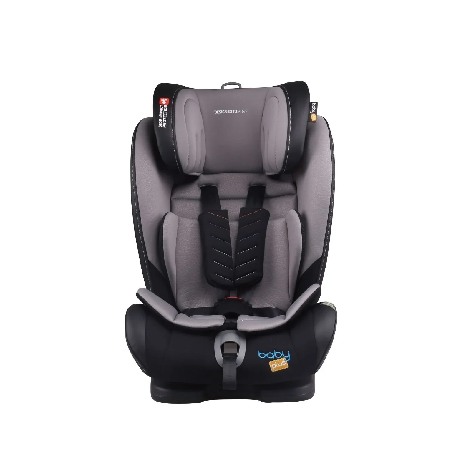 baby plus Secure Group 1/2/3 (9 Months to 12 Years) Car Seat - Grey - Image 2