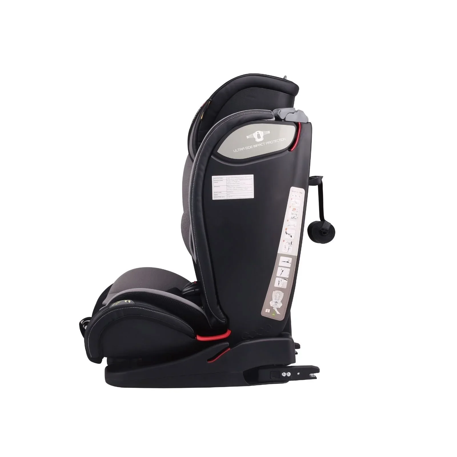 baby plus Secure Group 1/2/3 (9 Months to 12 Years) Car Seat - Grey - Image 3