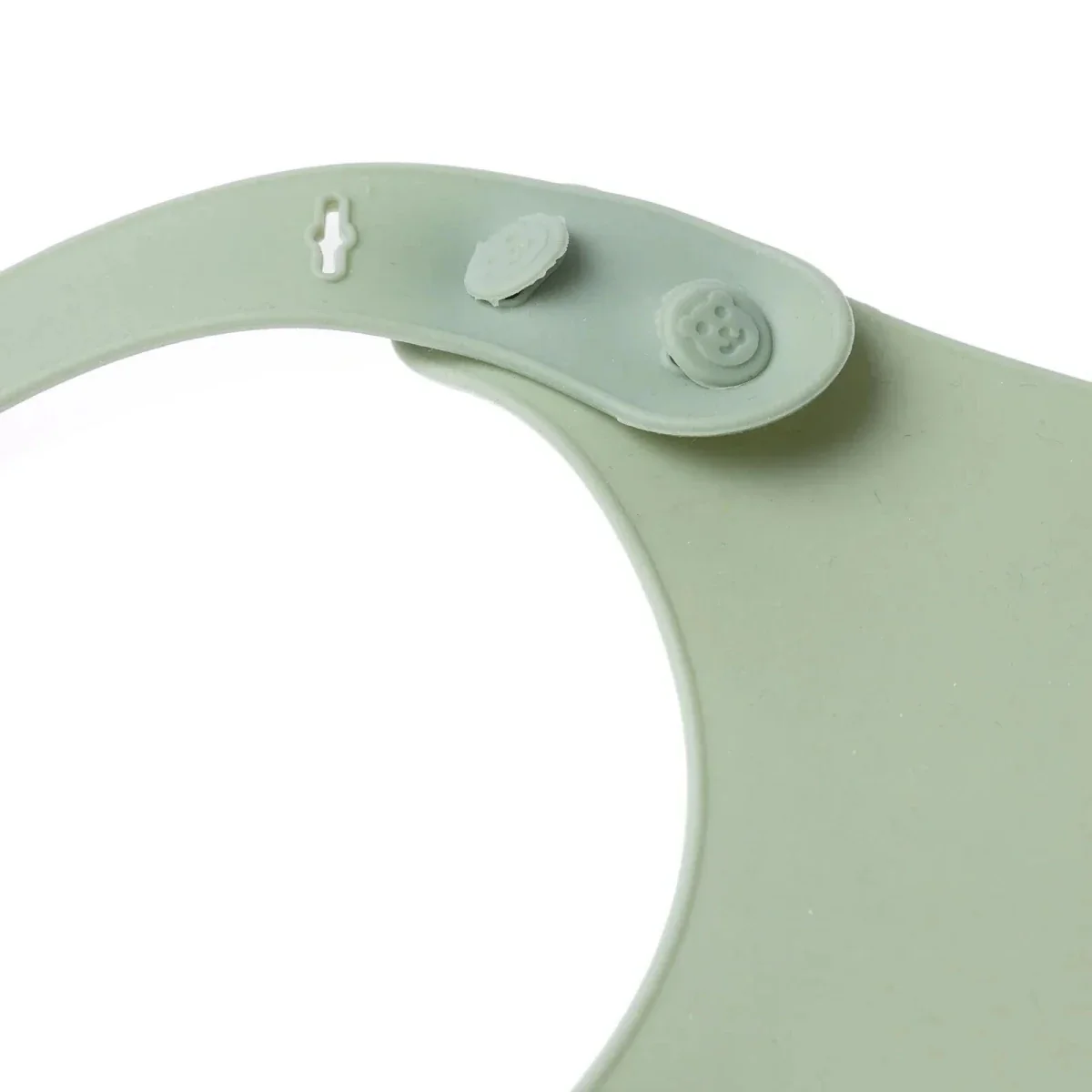 baby plus Silicone Bib - Green - Image 2