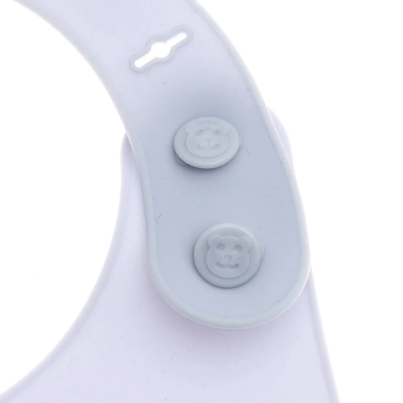 baby plus Silicone Bib - Powder Blue - Image 2