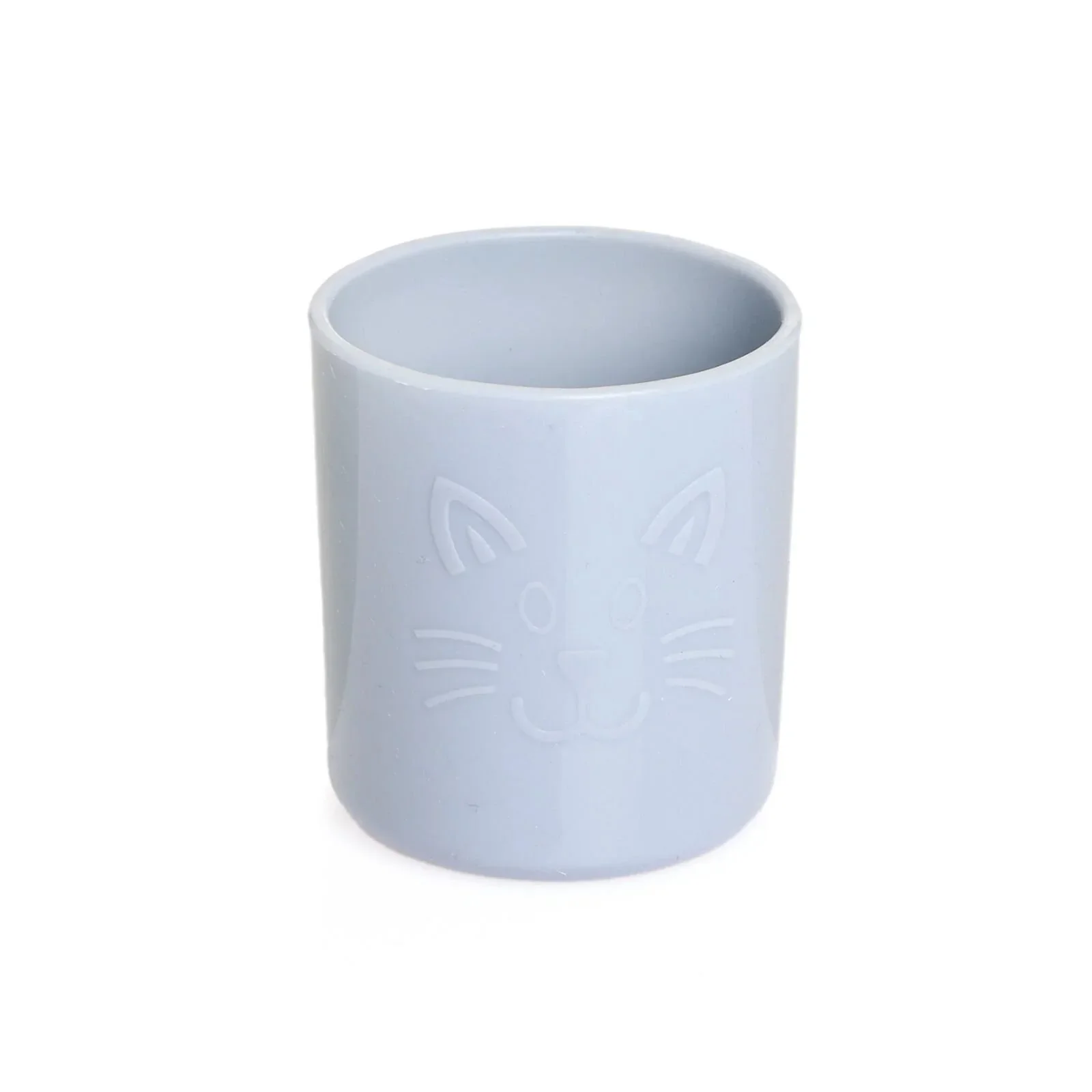 baby plus Silicone Open Training Cup 120ml - Powder Blue - Image 3