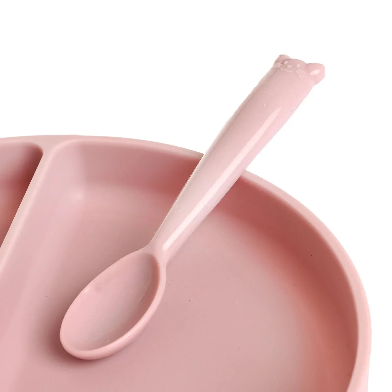 baby plus Silicone Spoon - Lilac - Image 4