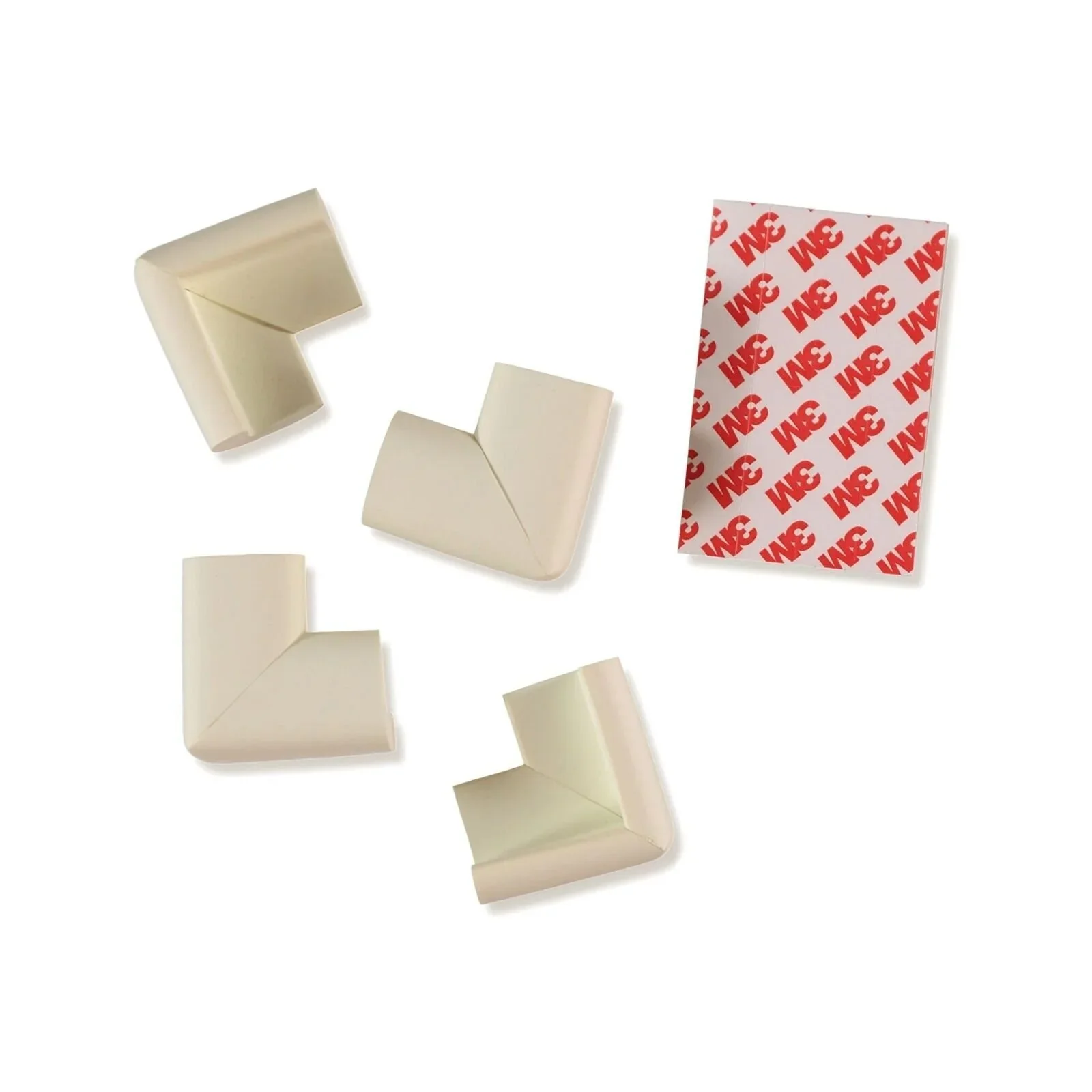 baby plus Soft Corner Protector Pack of 4 - White - Image 4