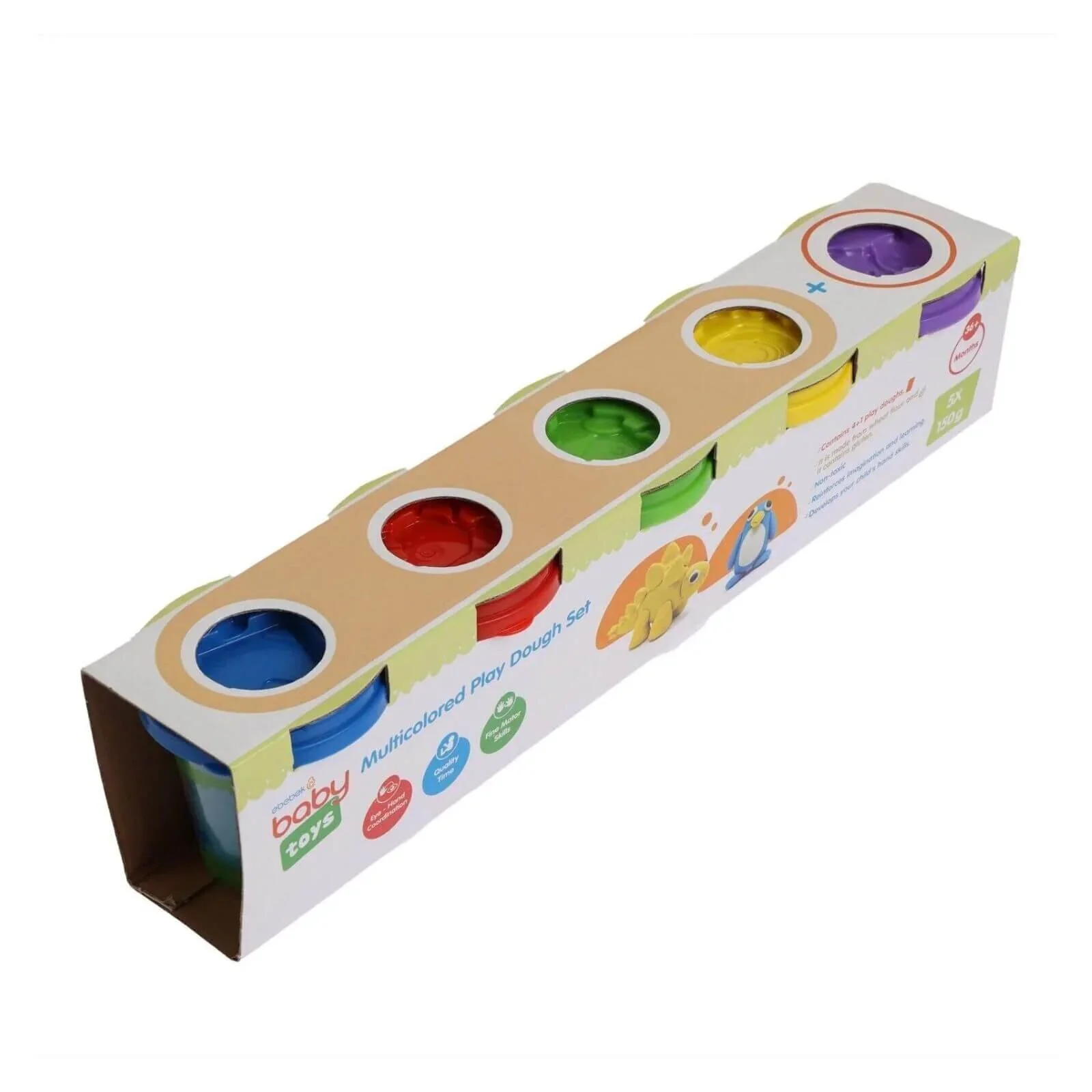 baby toys Baby 4+1 Playing Dough Toys - Image 9