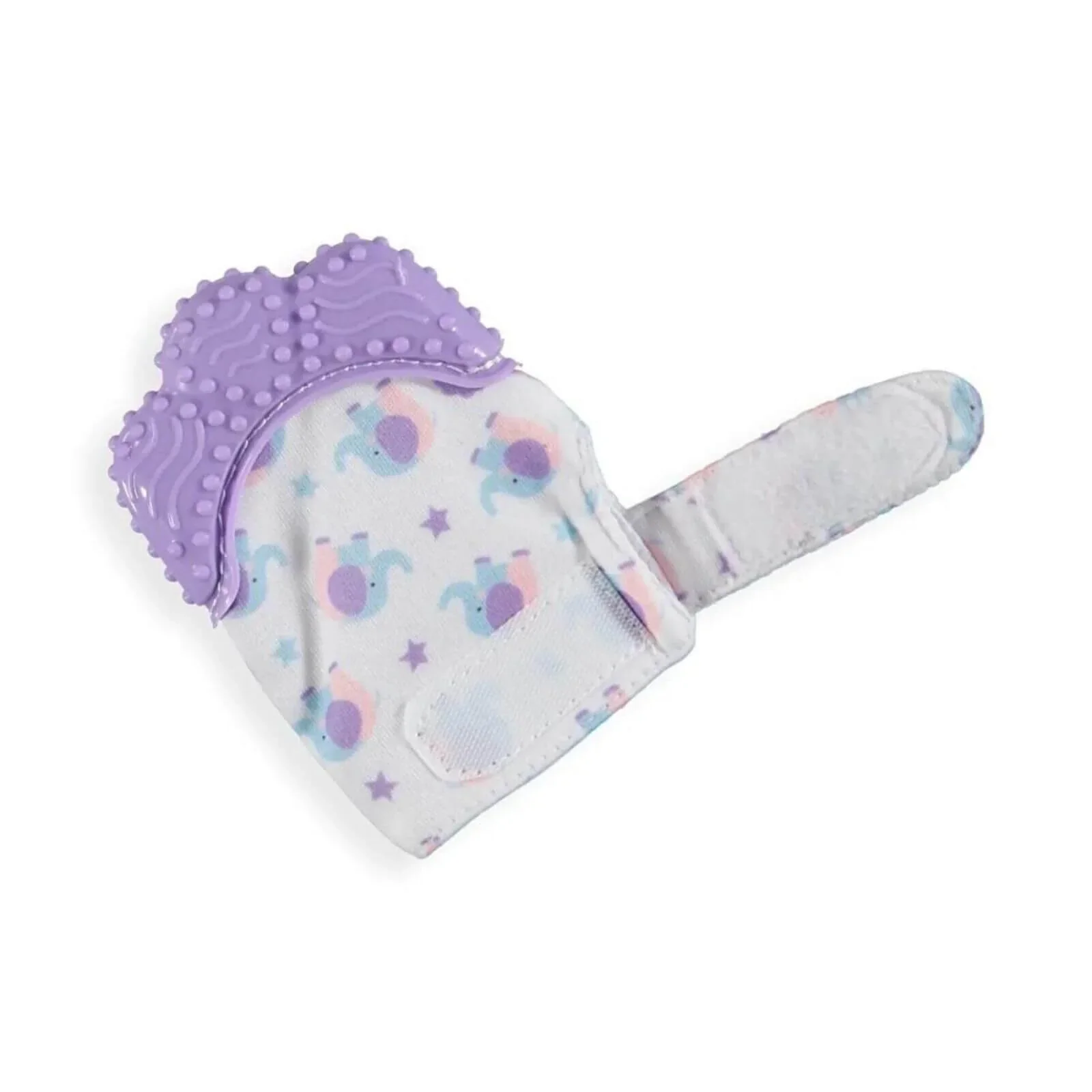 baby toys Baby Teething Mittens Purple - Image 3
