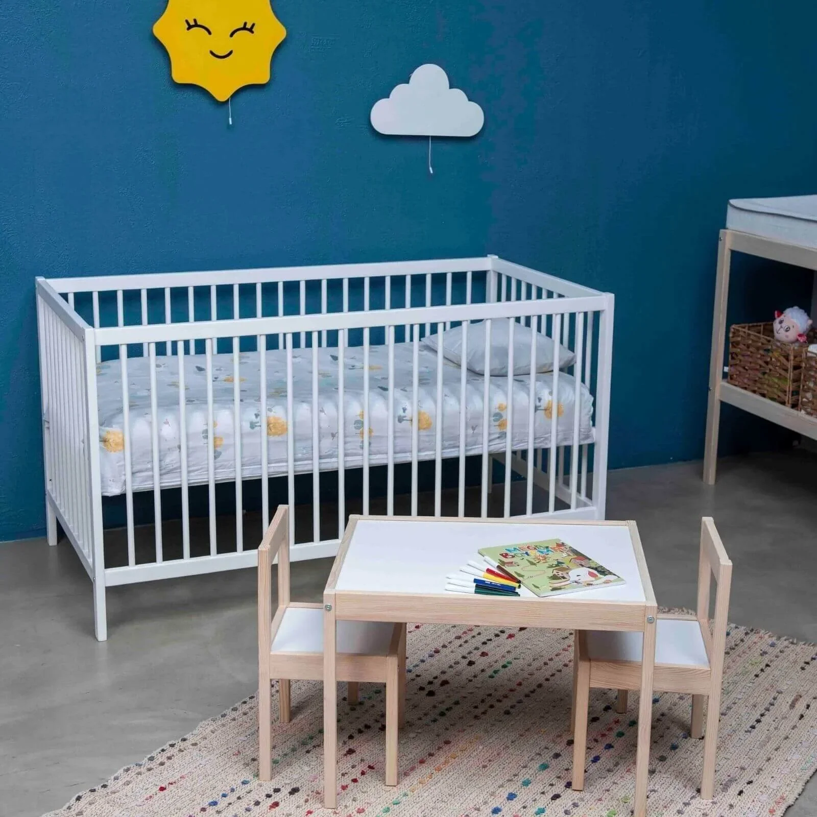 baby toys Montessori Wooden Table & Chair Set - Image 10