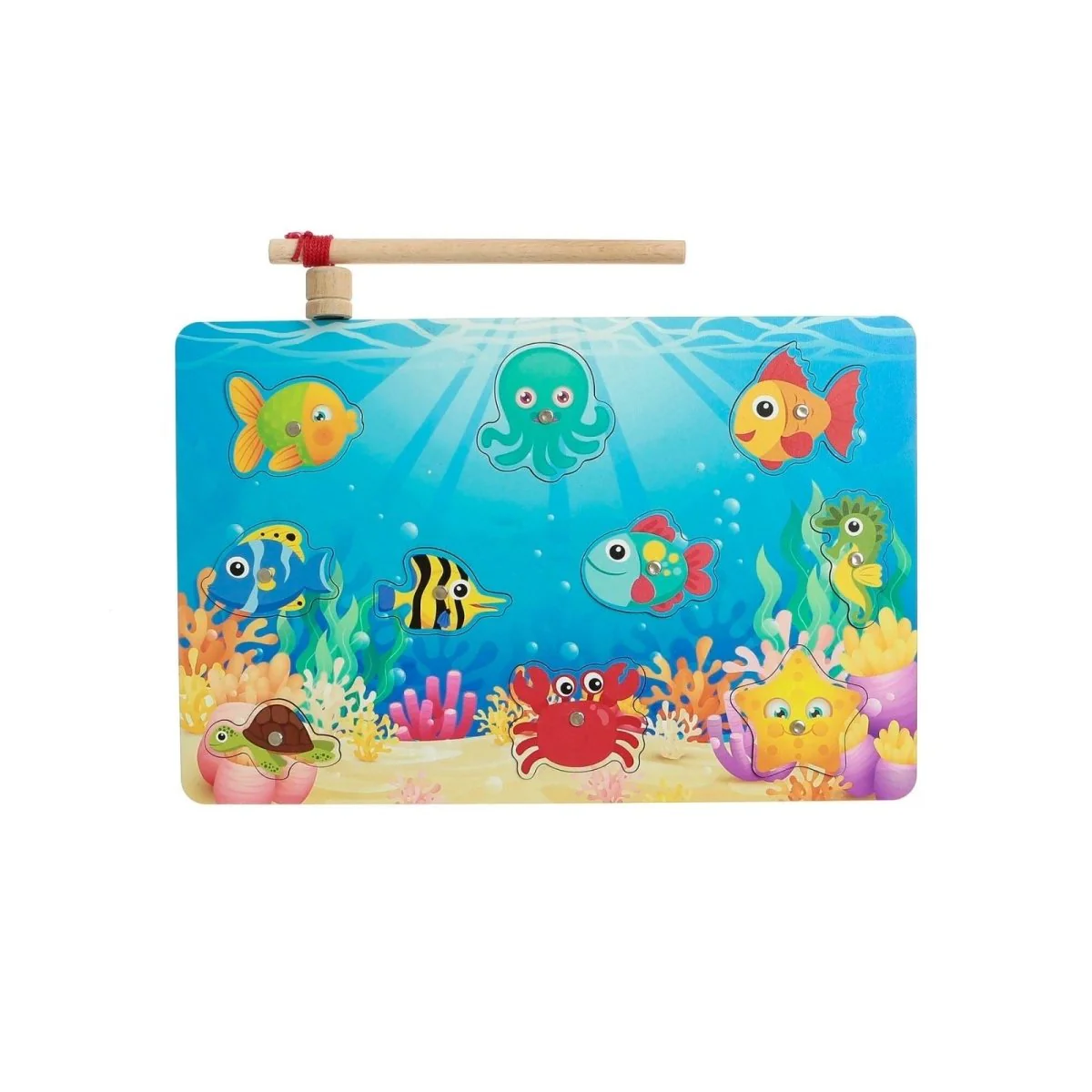 baby toys Wooden Fishing Game - Image 2