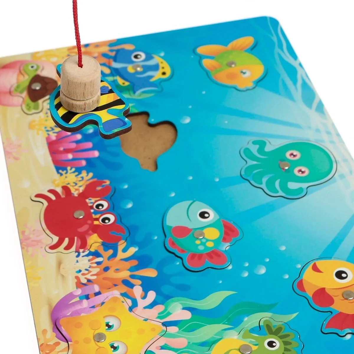 baby toys Wooden Fishing Game - Image 4