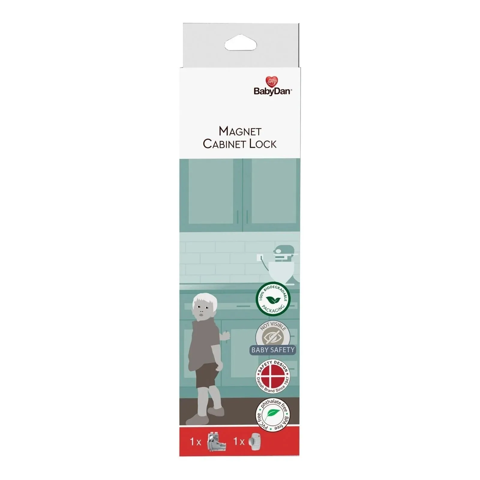 BabyDan Double Cabinet Door Lock Pack of 2 - Image 3