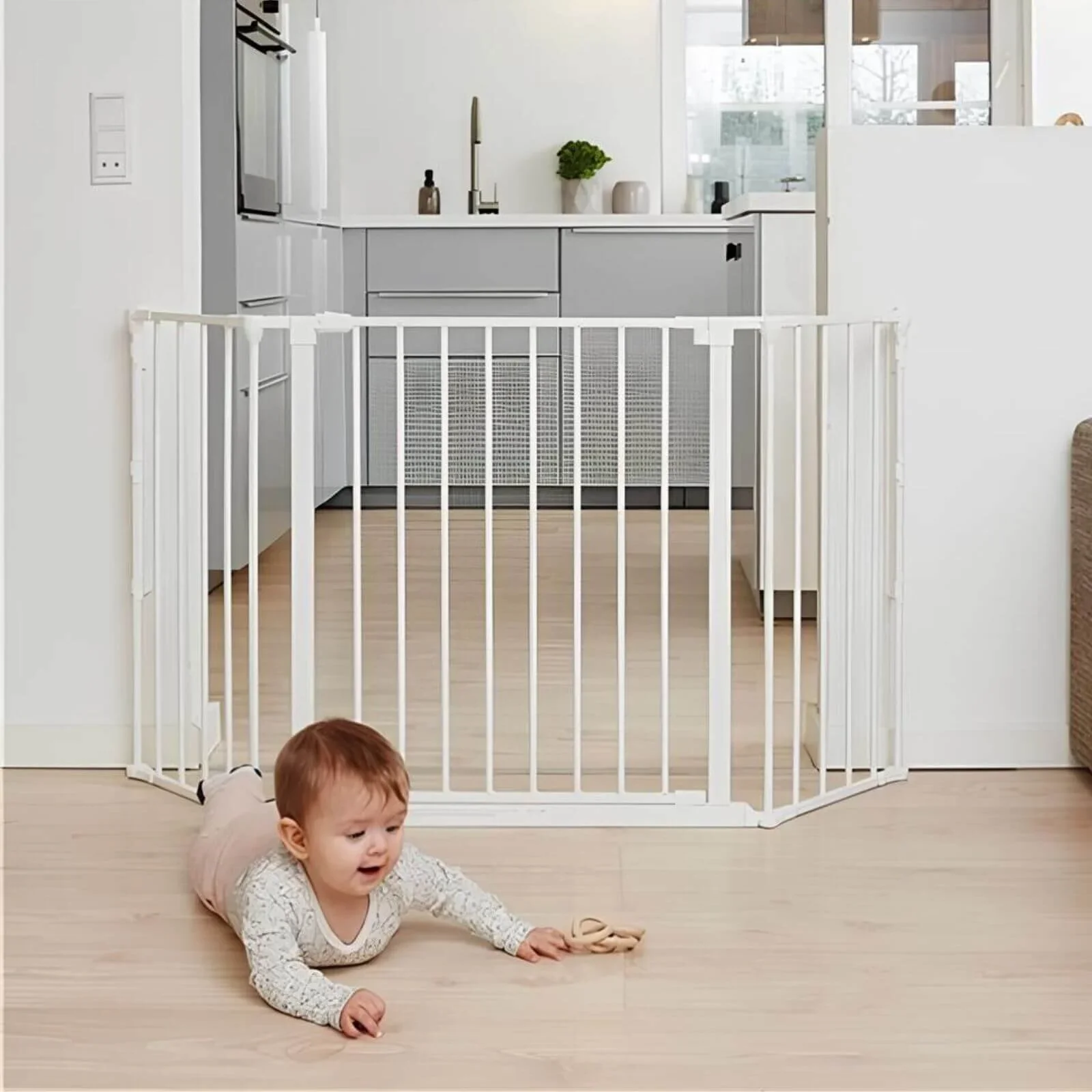 BabyDan Gate Section - White - Image 3
