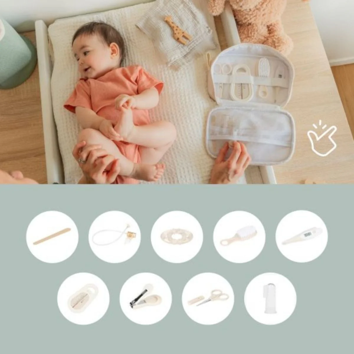 Babymoov Baby Grooming Set - Sand - Image 3