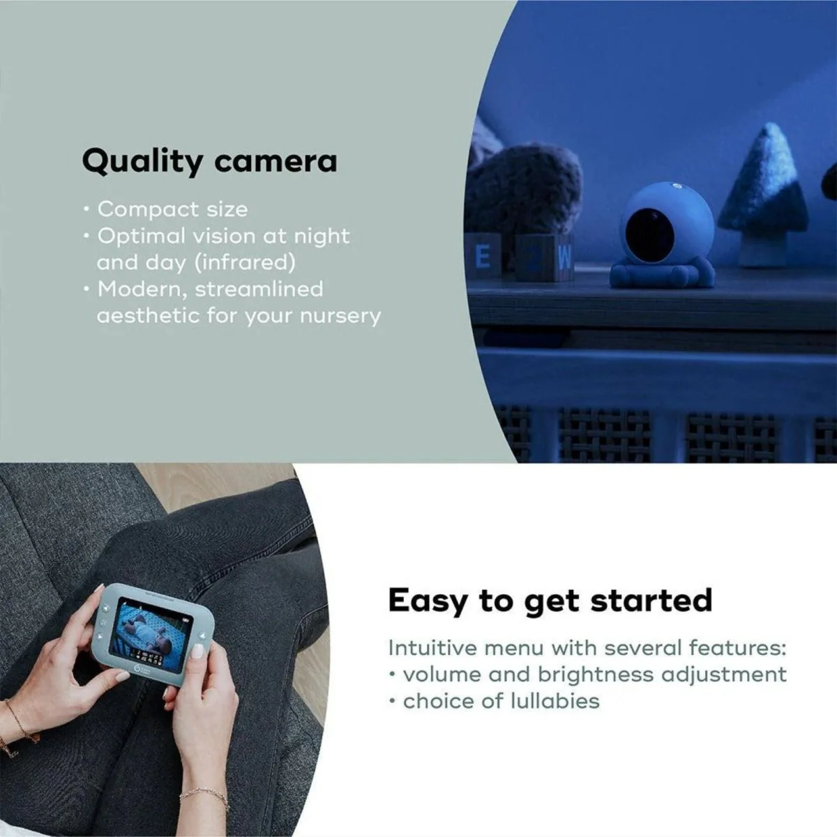 Babymoov Babyphone Yoo Roll Video Baby Monitor - Image 4