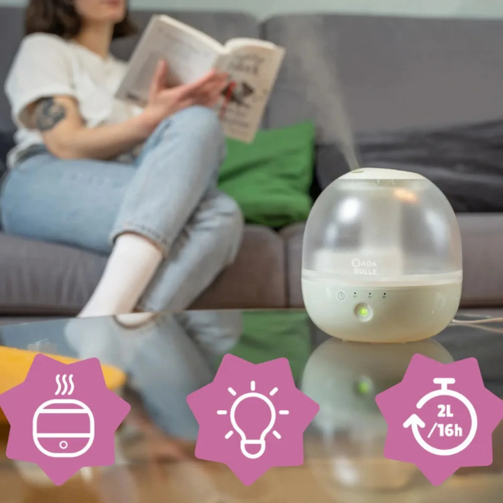 Badabulle Bubble Humidifier Nightlight - Image 6