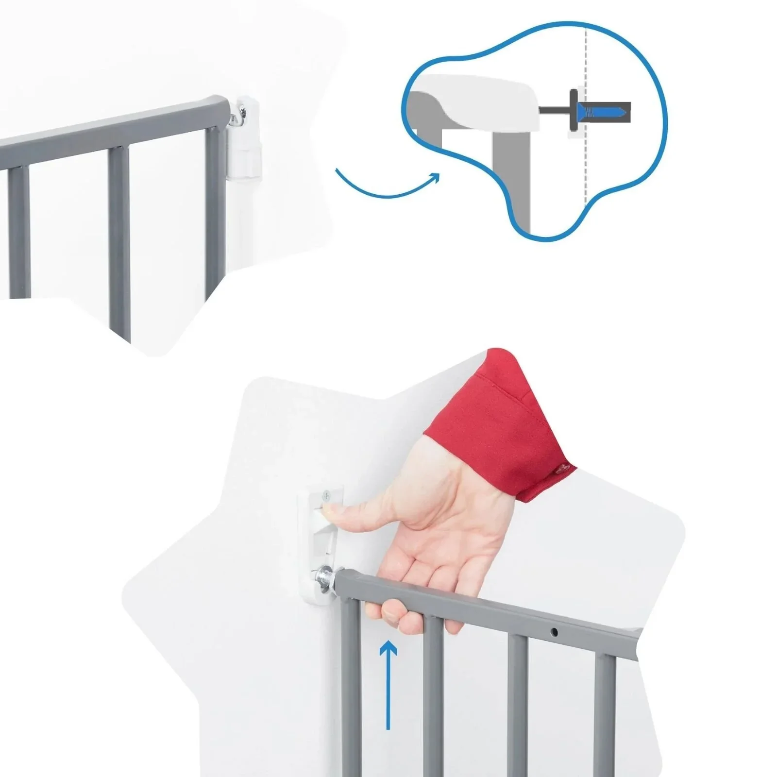 Badabulle Safe & Protect XL Safety Gate 60x107cm - Image 5