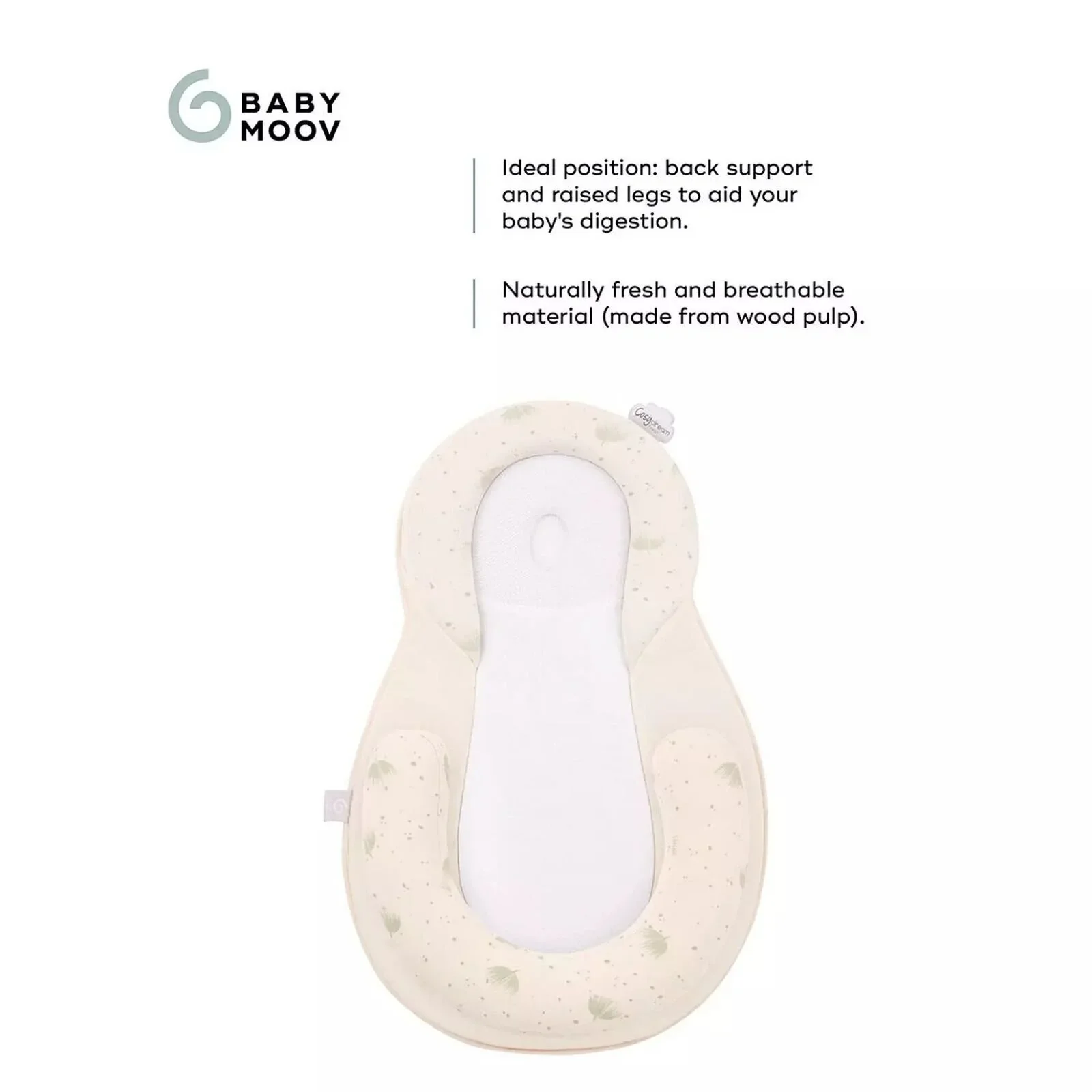 Babymoov Cosydream Fresh Newborn Lounger - White - Image 3