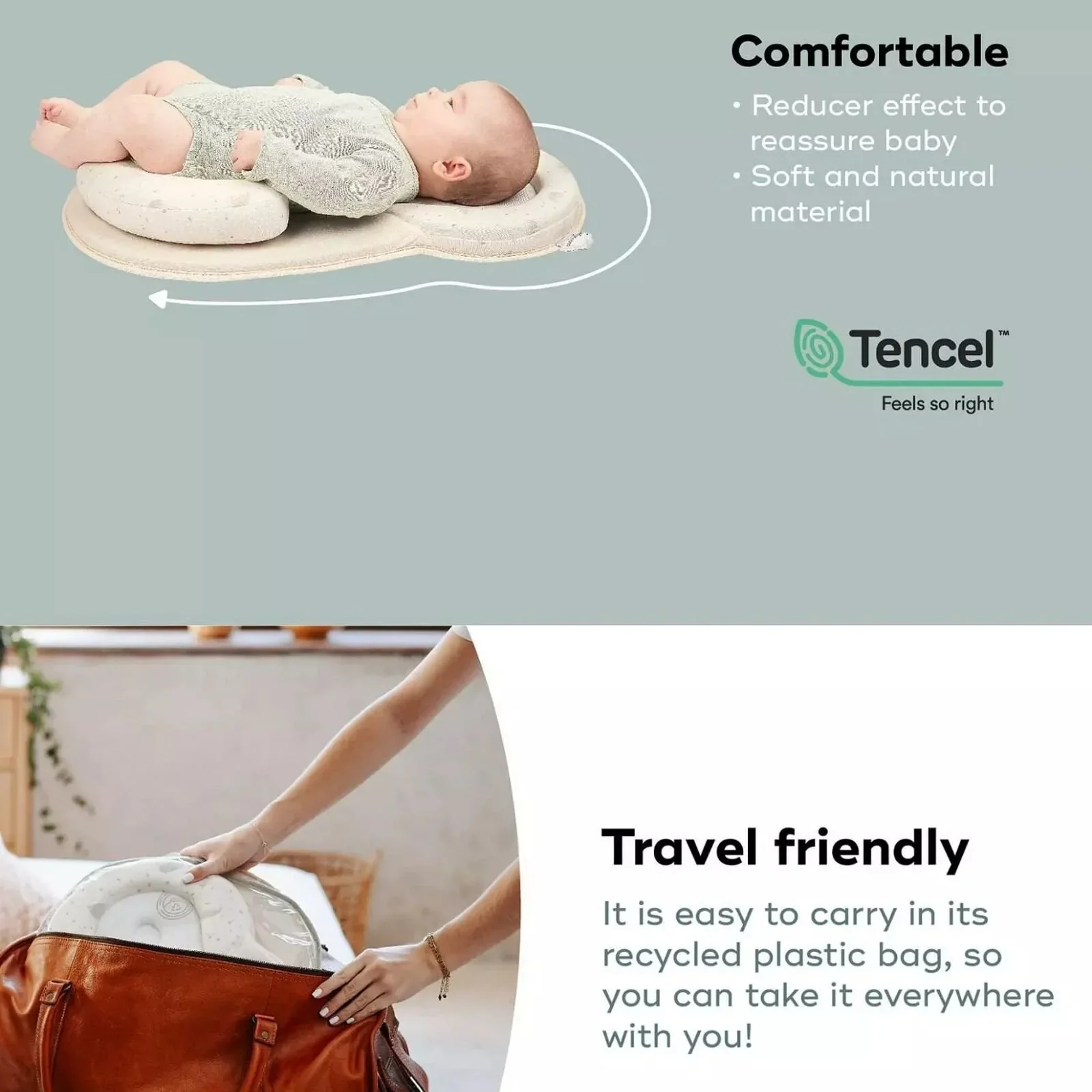 Babymoov Cosydream Fresh Newborn Lounger - White - Image 5