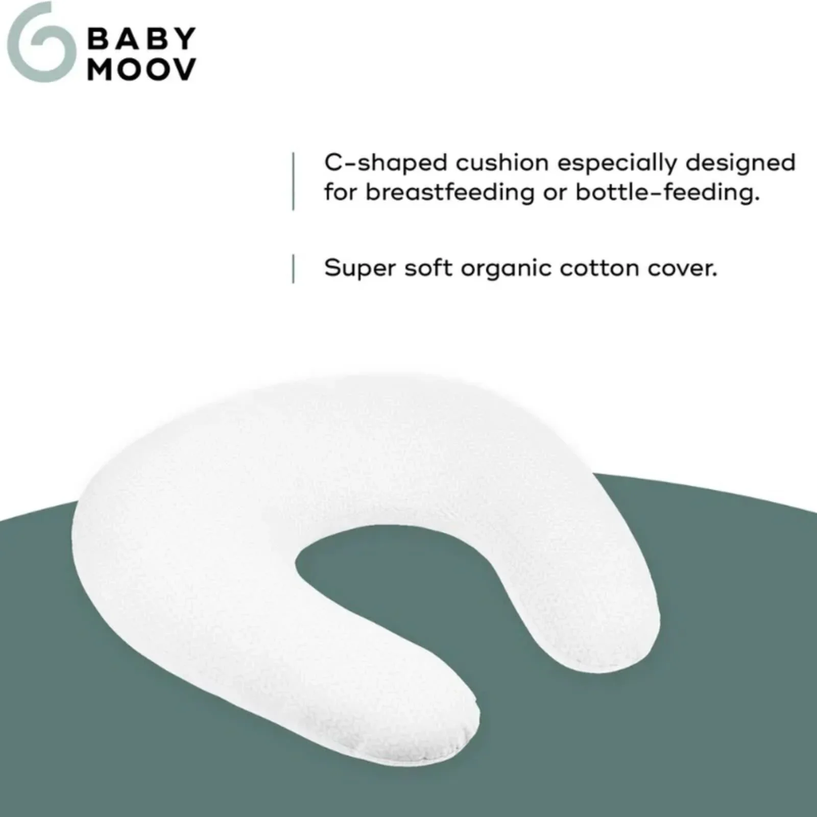 Babymoov Feeding Pillow - Mineral Grey - Image 3