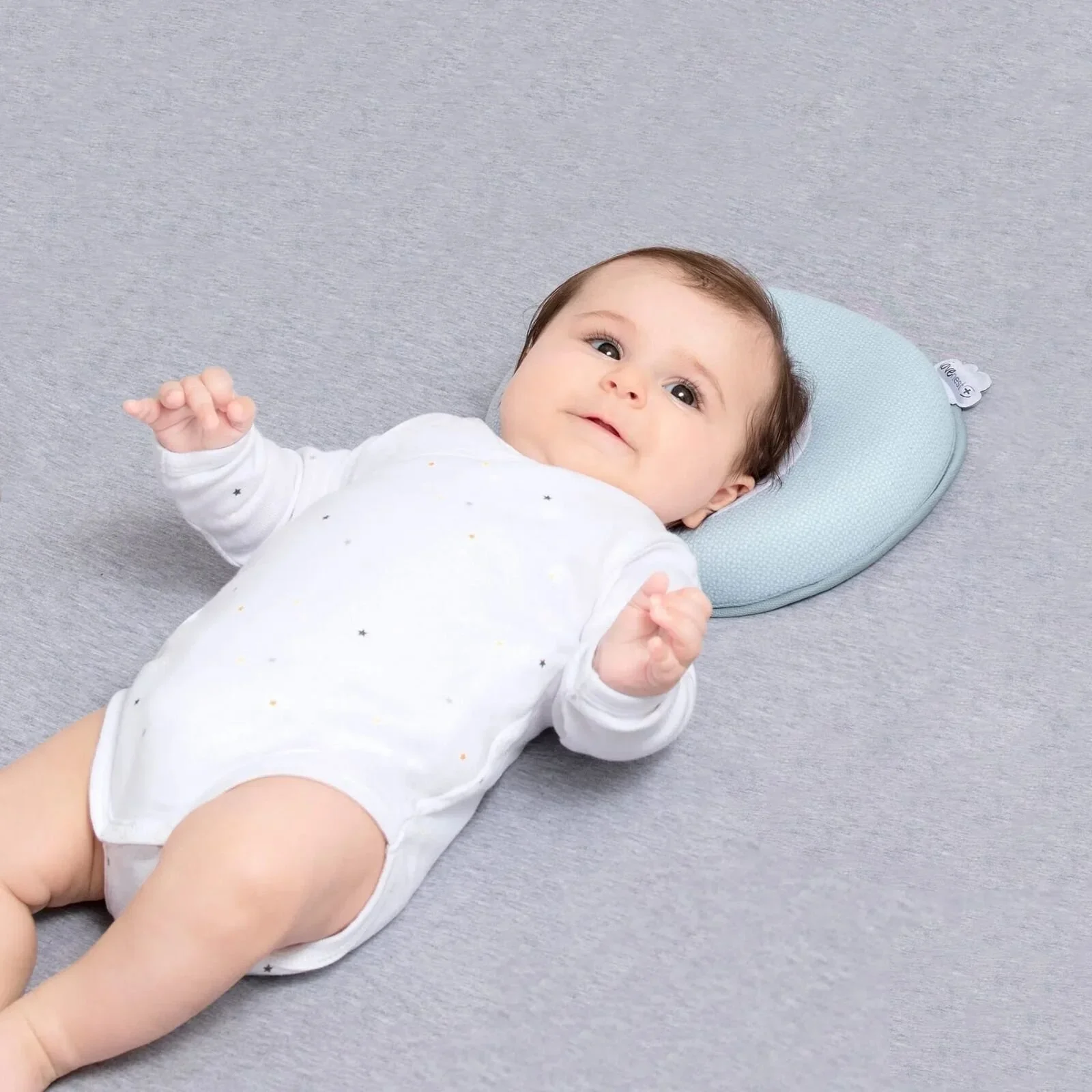 Babymoov Lovenest Origininal Organic Coton Head Pillow - Mosaic - Image 6