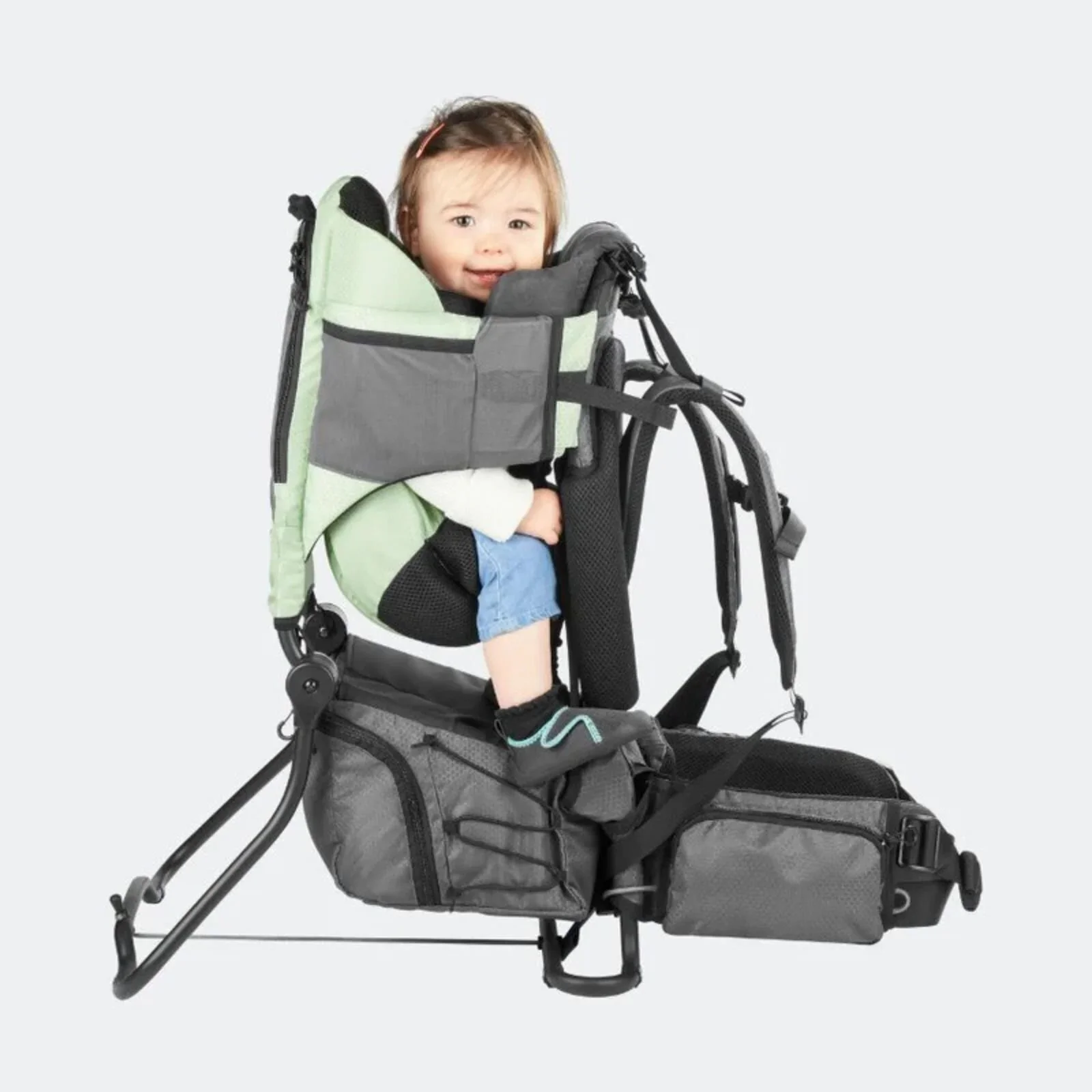 Babymoov Moov & Hike Baby Carrier - Sage Green - Image 2