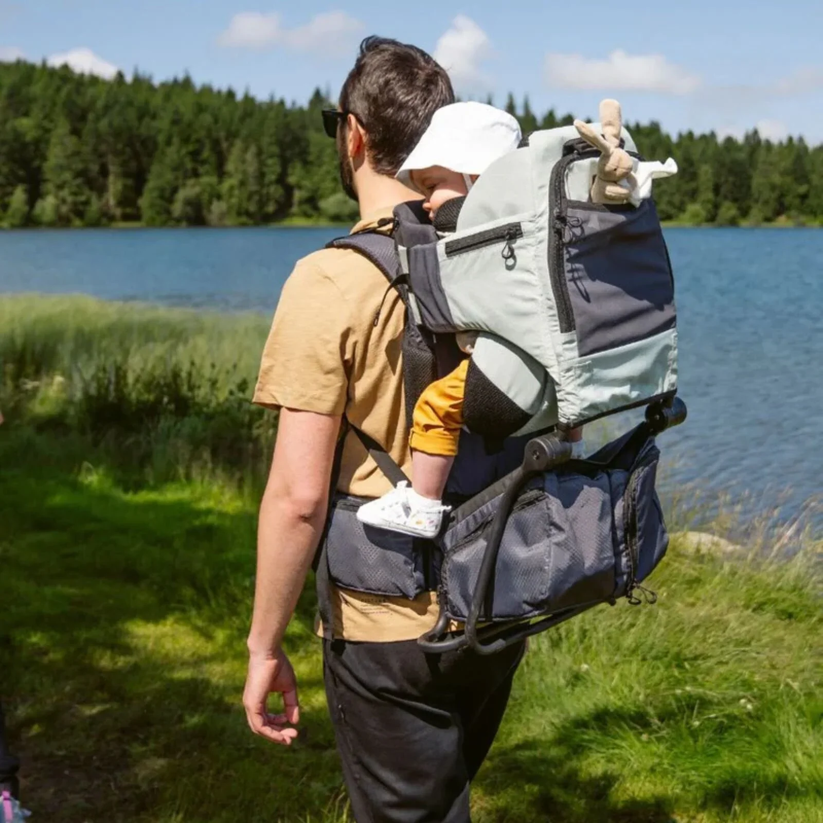 Babymoov Moov & Hike Baby Carrier - Sage Green - Image 6