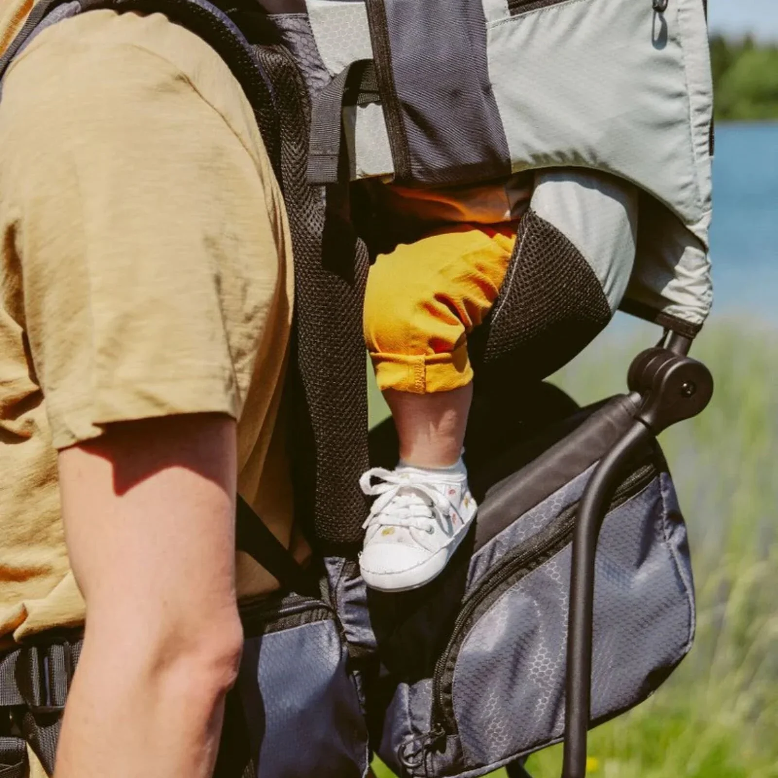 Babymoov Moov & Hike Baby Carrier - Sage Green - Image 7