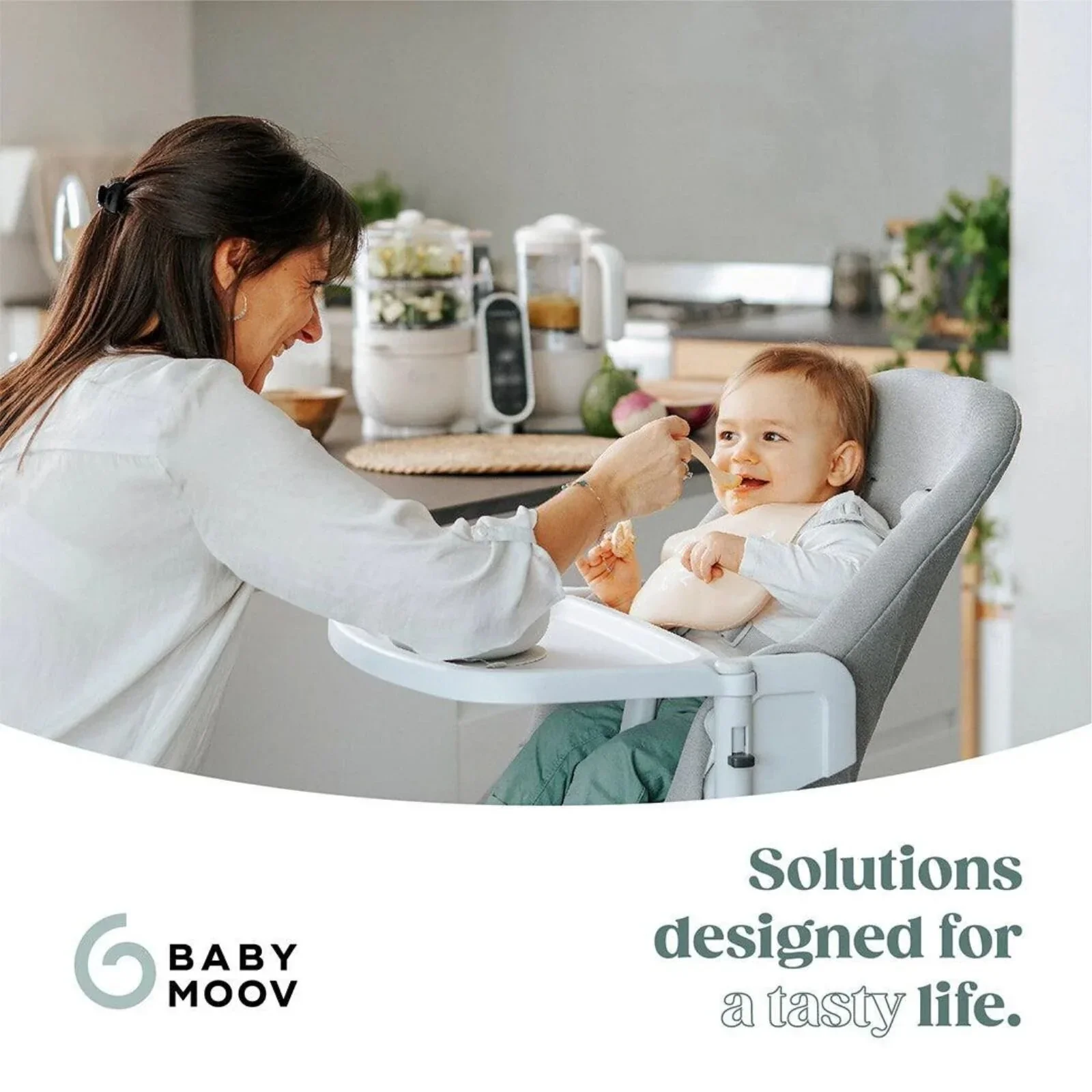 Babymoov Nutribaby (+) 6-in-1 Baby Food Maker - Mineral - Image 13