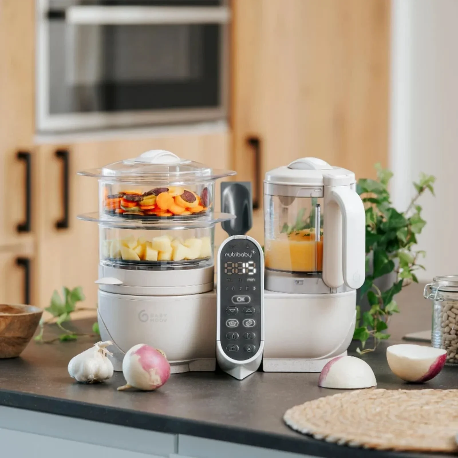 Babymoov Nutribaby (+) 6-in-1 Baby Food Maker - Mineral - Image 16