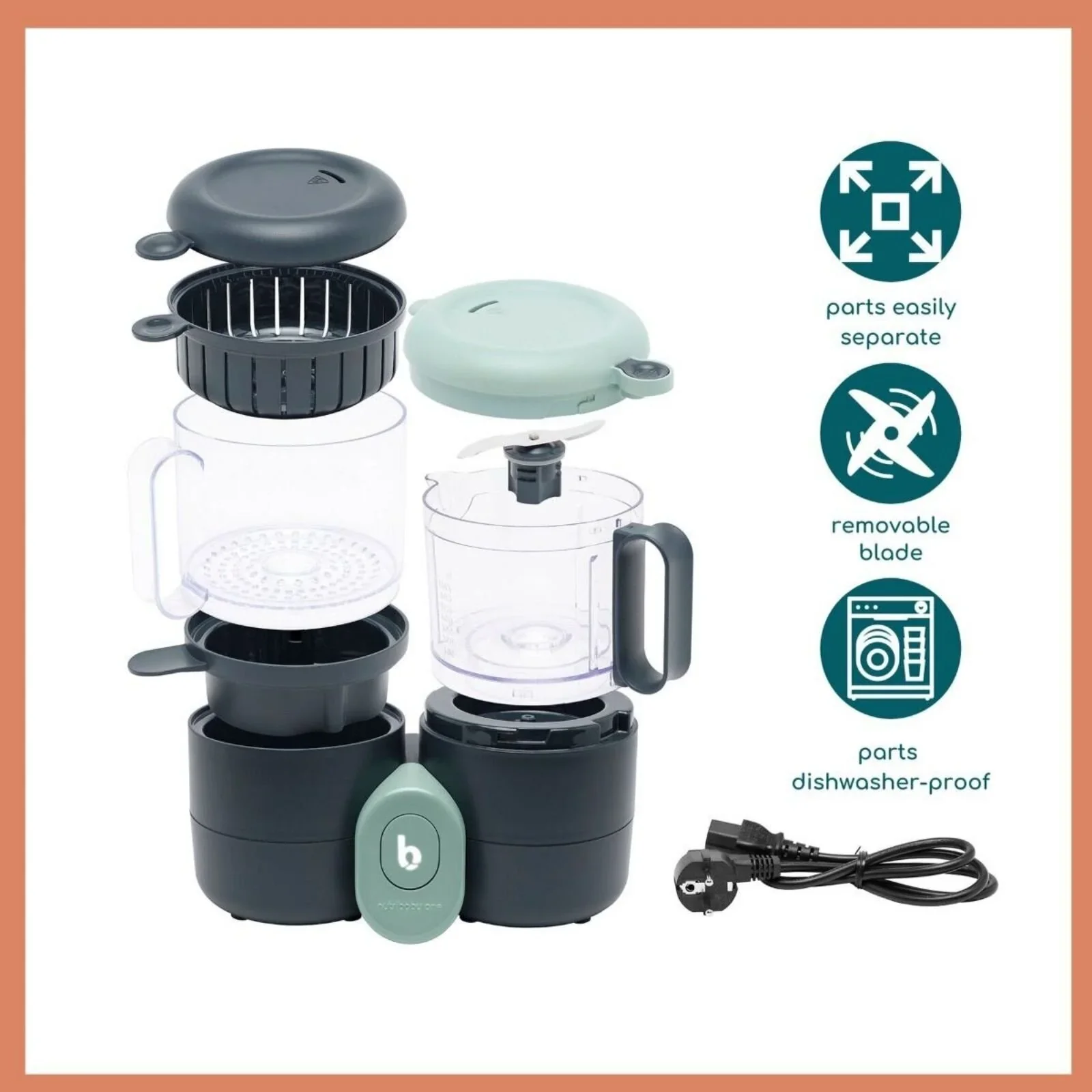 Babymoov Nutribaby One 4-in-1 Food Prep Machine - Image 4