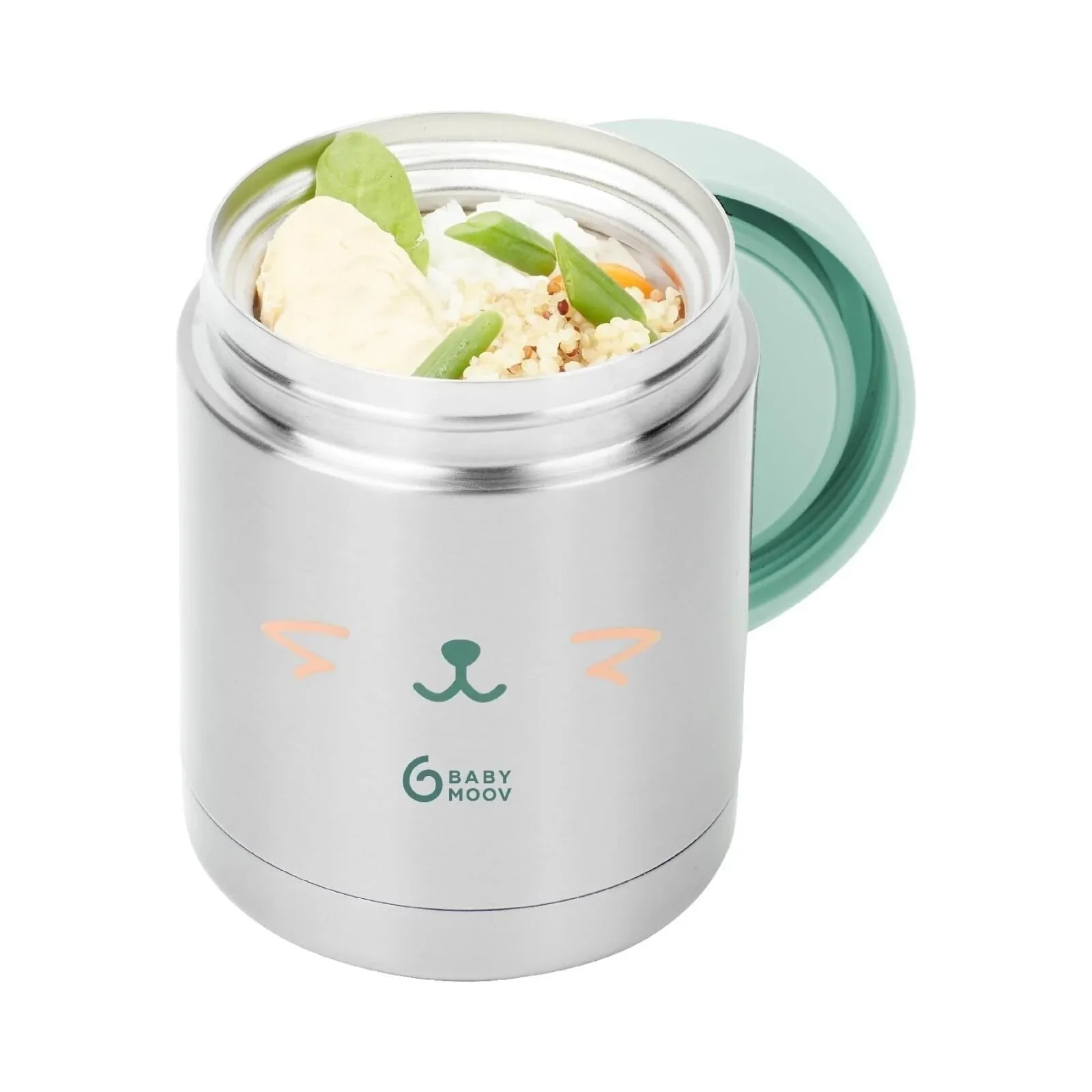 Babymoov Stainless Steel Insulated Food Flask - Fox - Image 2