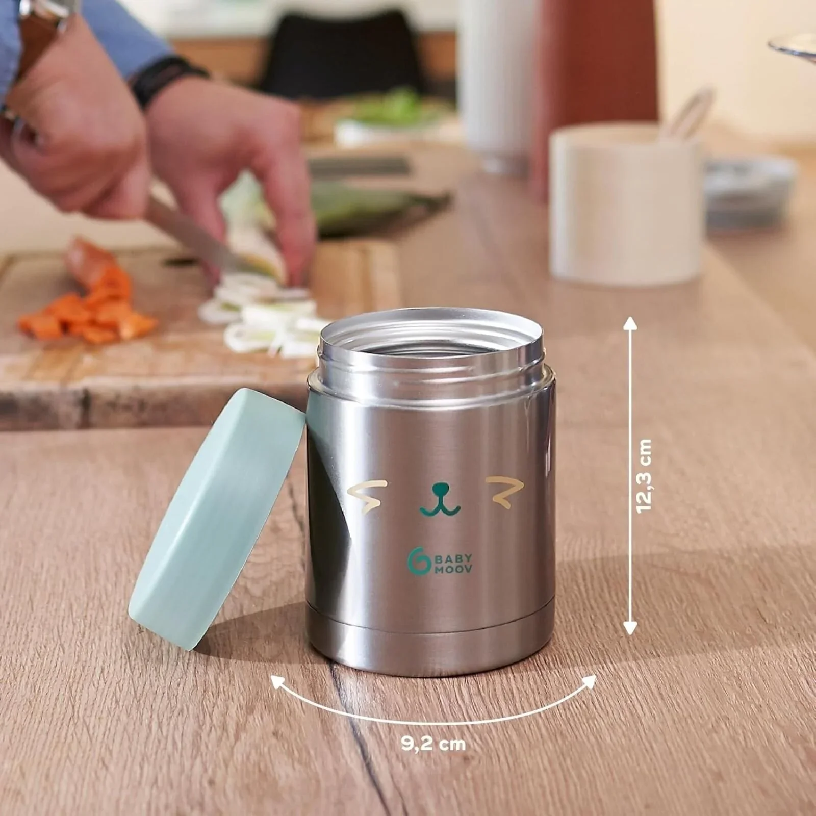 Babymoov Stainless Steel Insulated Food Flask - Fox - Image 5
