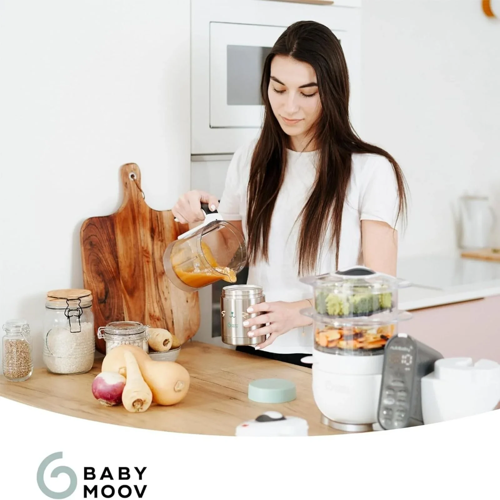 Babymoov Stainless Steel Insulated Food Flask - Fox - Image 6
