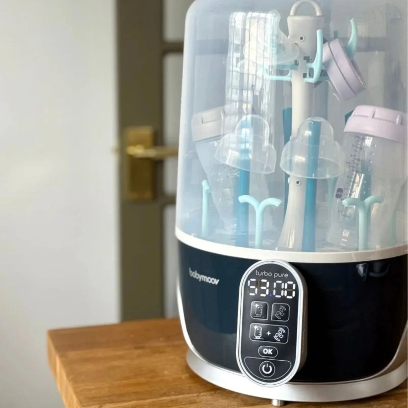 Babymoov Turbo Pure 3-in-1 Steriliser & Dryer & Purified Bottle Storage - Image 10
