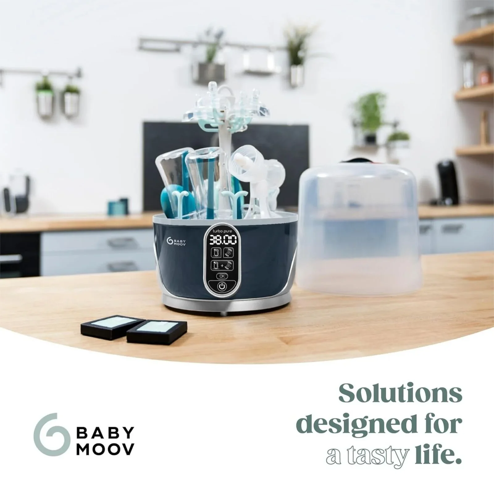 Babymoov Turbo Pure 3-in-1 Steriliser & Dryer & Purified Bottle Storage - Image 6