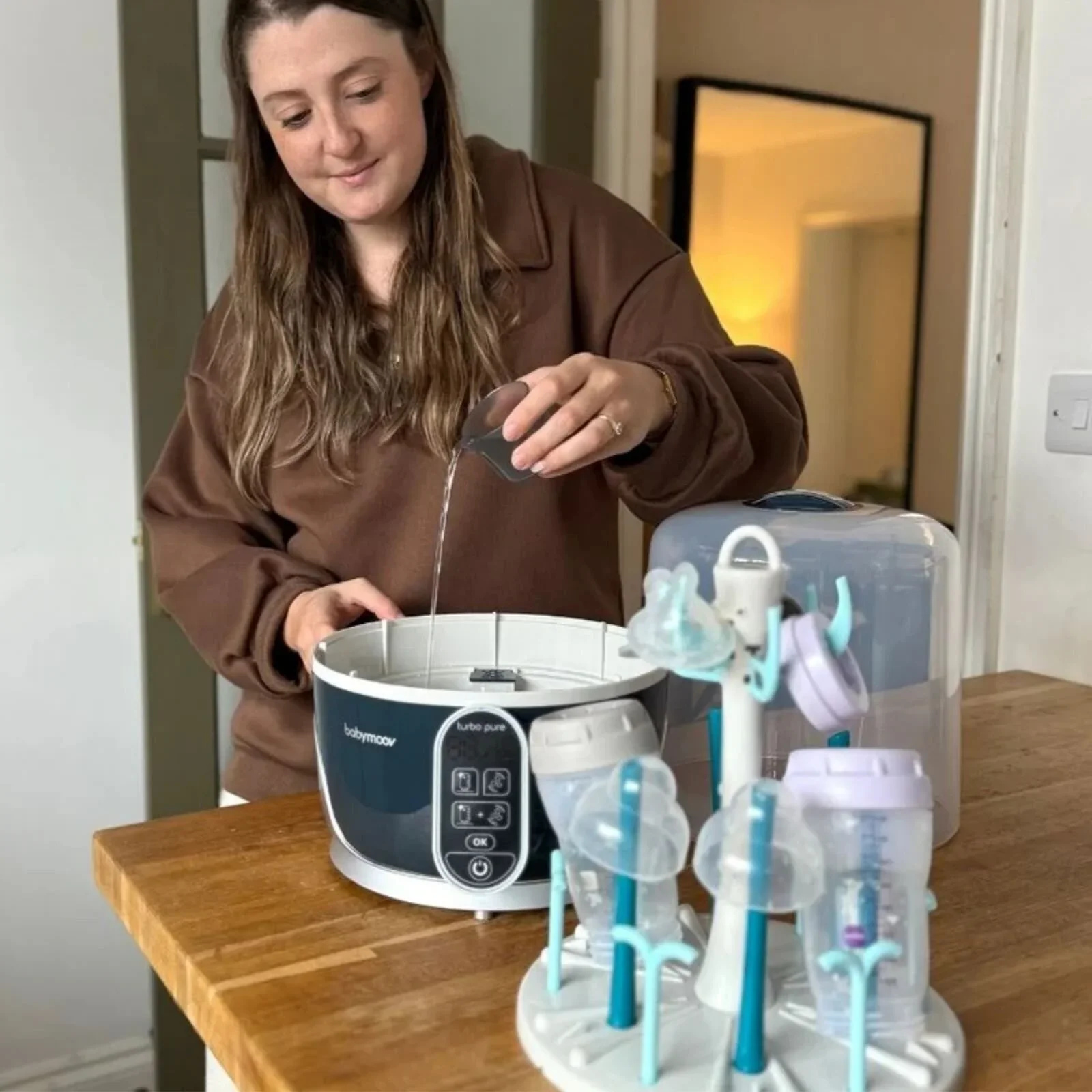 Babymoov Turbo Pure 3-in-1 Steriliser & Dryer & Purified Bottle Storage - Image 8