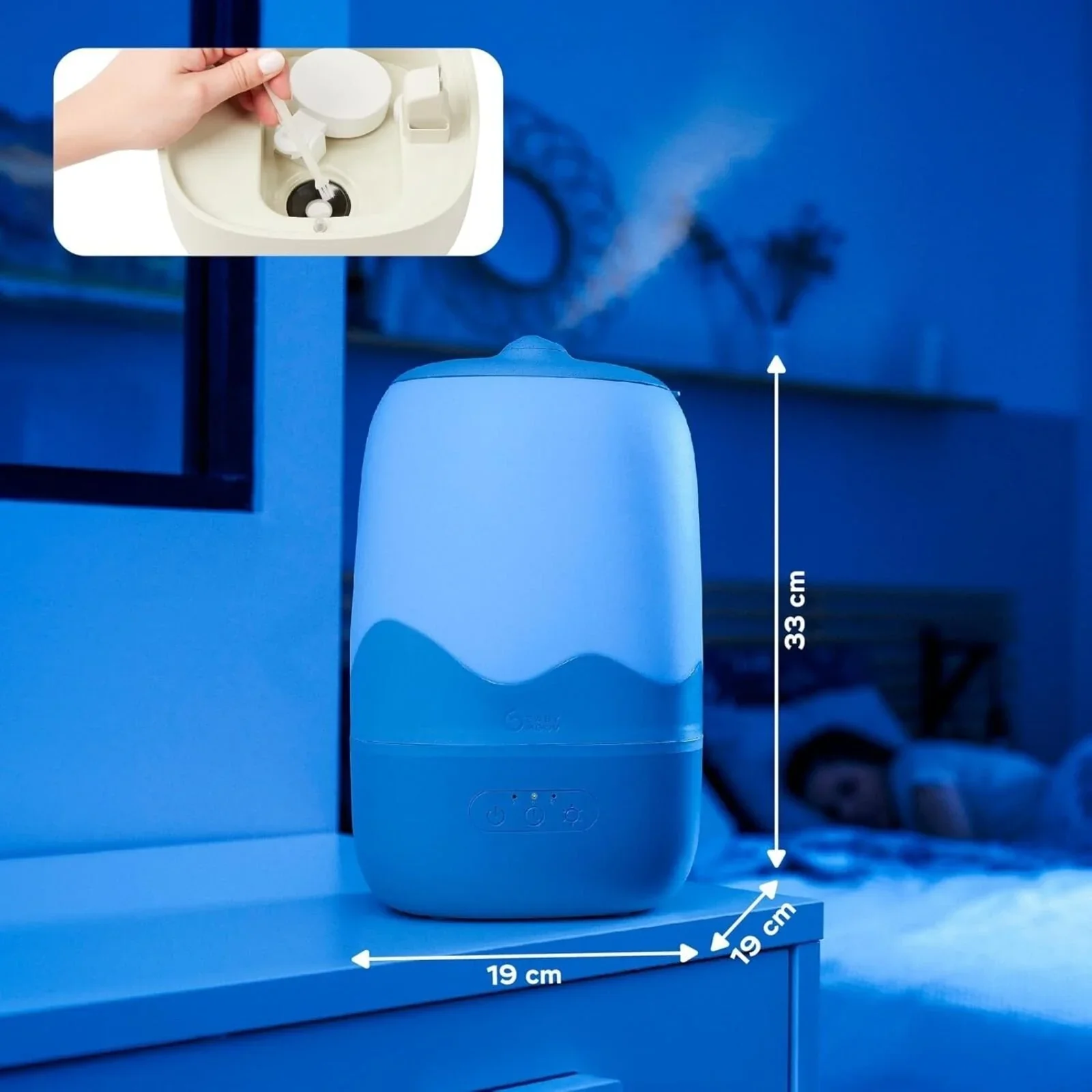 Babymoov Wave Humidifier with Cleaning Brush - Image 5