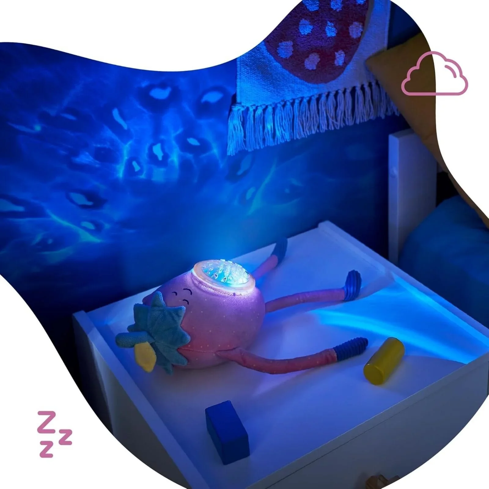 Badabulle Barnaby Plush Projection Night Light - Image 5
