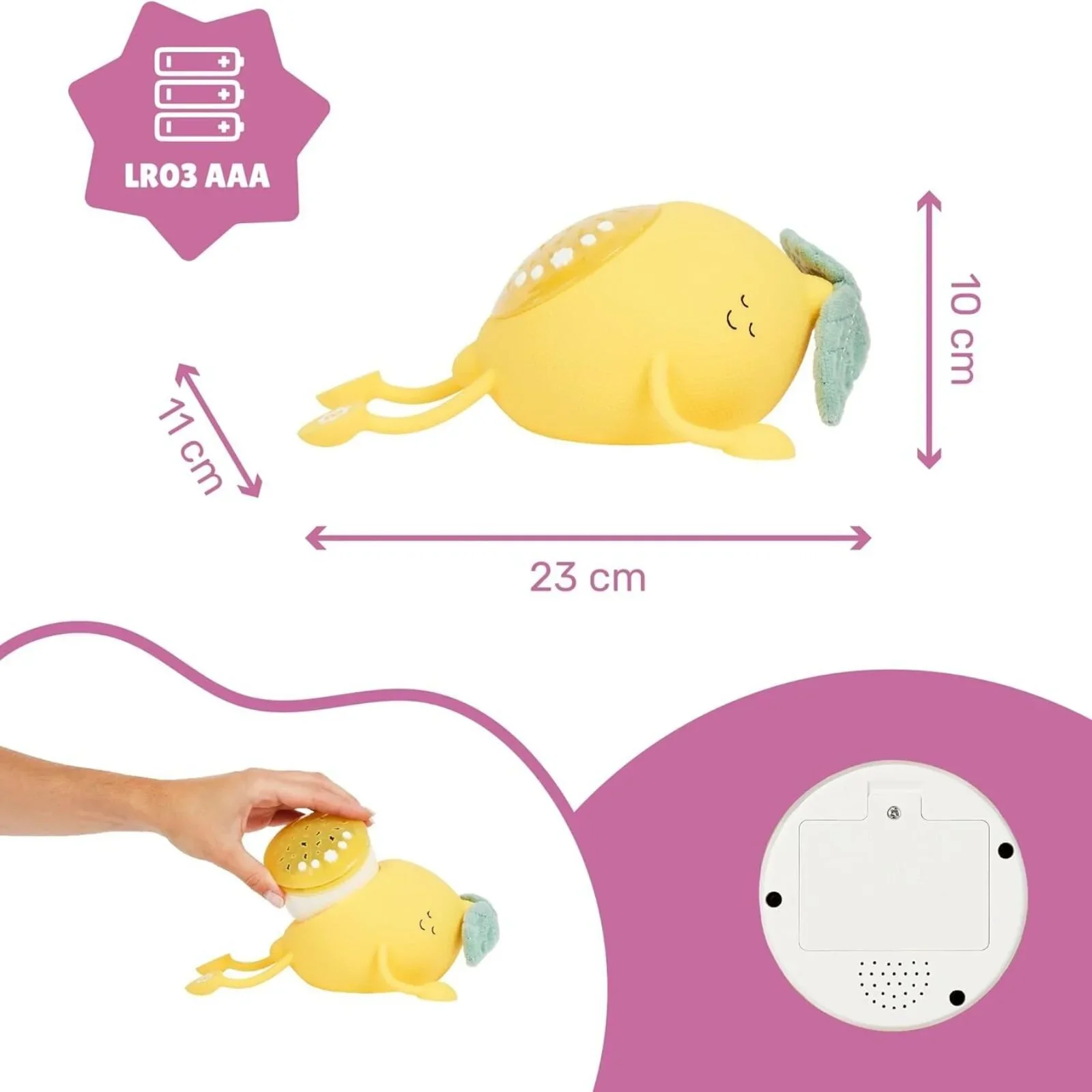 Badabulle Basil Silicone Projection Night Light - Image 7