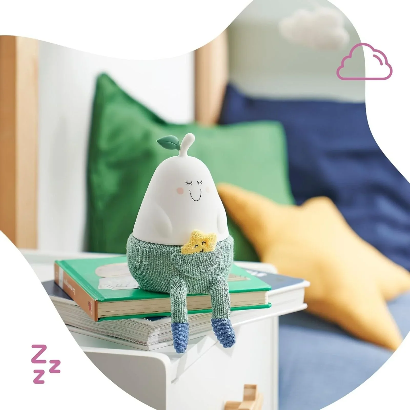 Badabulle Bertille Silicon Glow Rechargable Night Light - Image 7