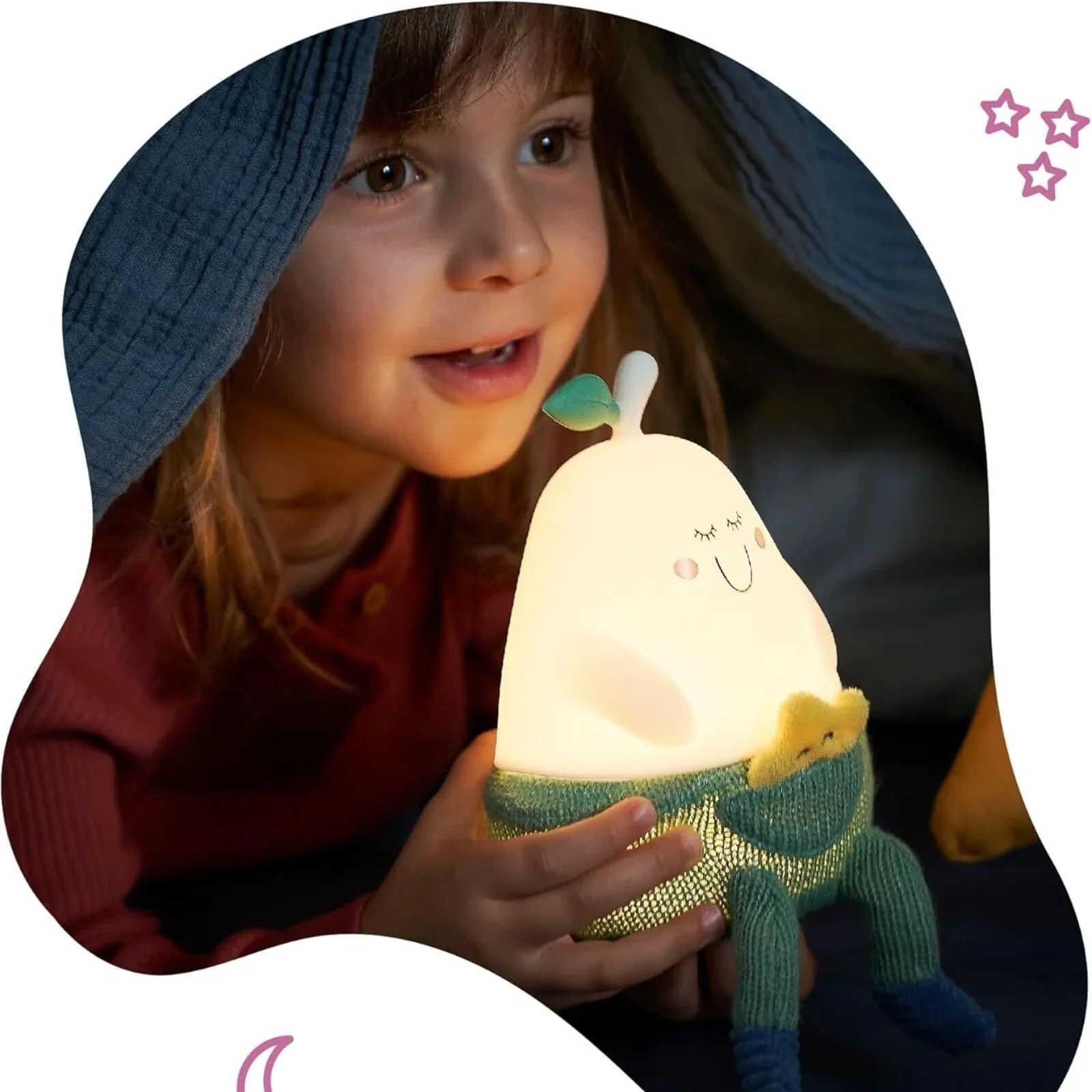 Badabulle Bertille Silicon Glow Rechargable Night Light - Image 8
