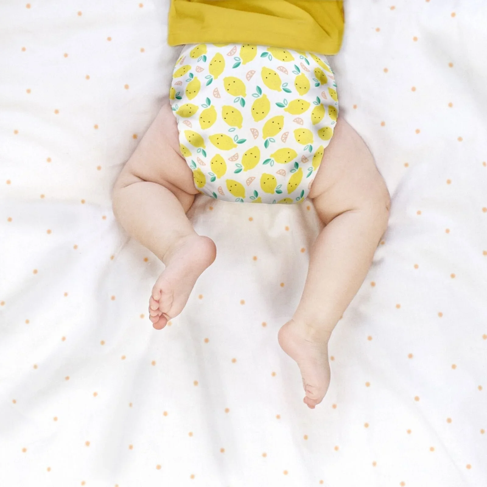 Bambino Mio-Miosolo All-in-One Reusable Nappy - Lemon Drop - Image 2
