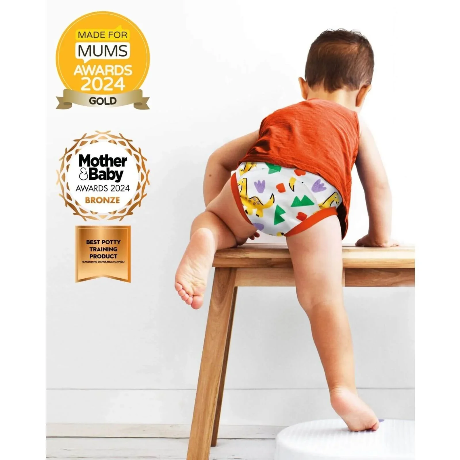 Bambino Mio Revolutionary Reusable Potty Training Pants Pack of 3 - Bold Animals - Image 8