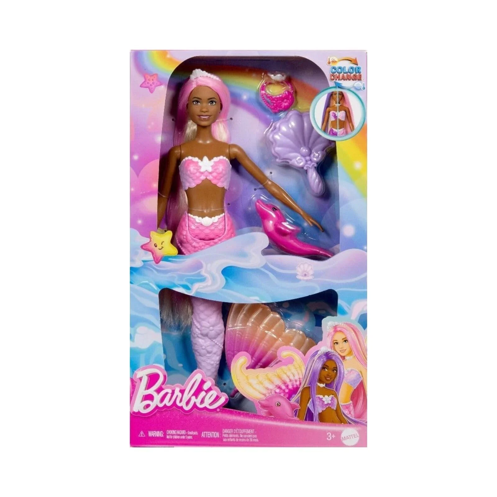 Barbie "Brooklyn" Colour Change Mermaid Doll - Image 2