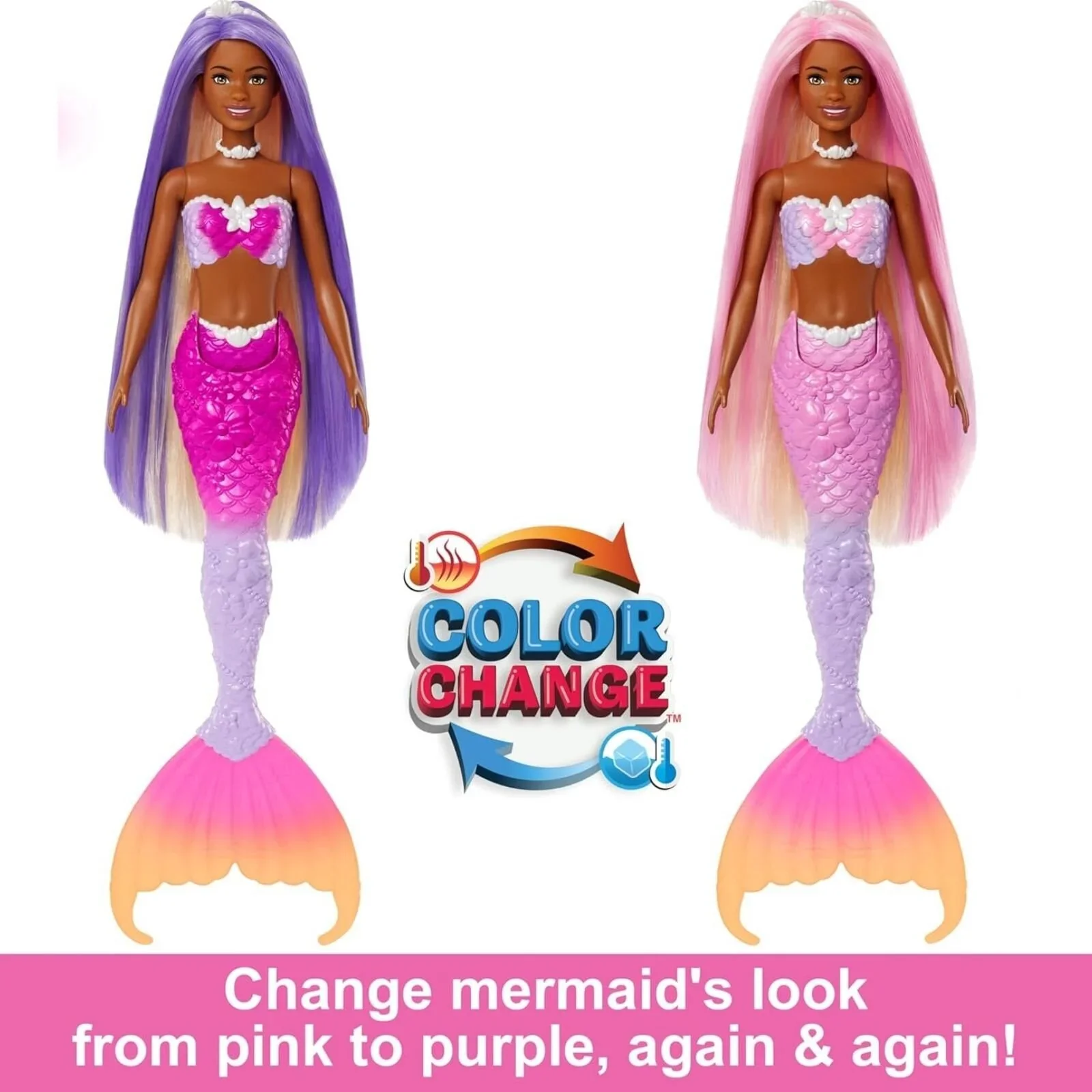 Barbie "Brooklyn" Colour Change Mermaid Doll - Image 5