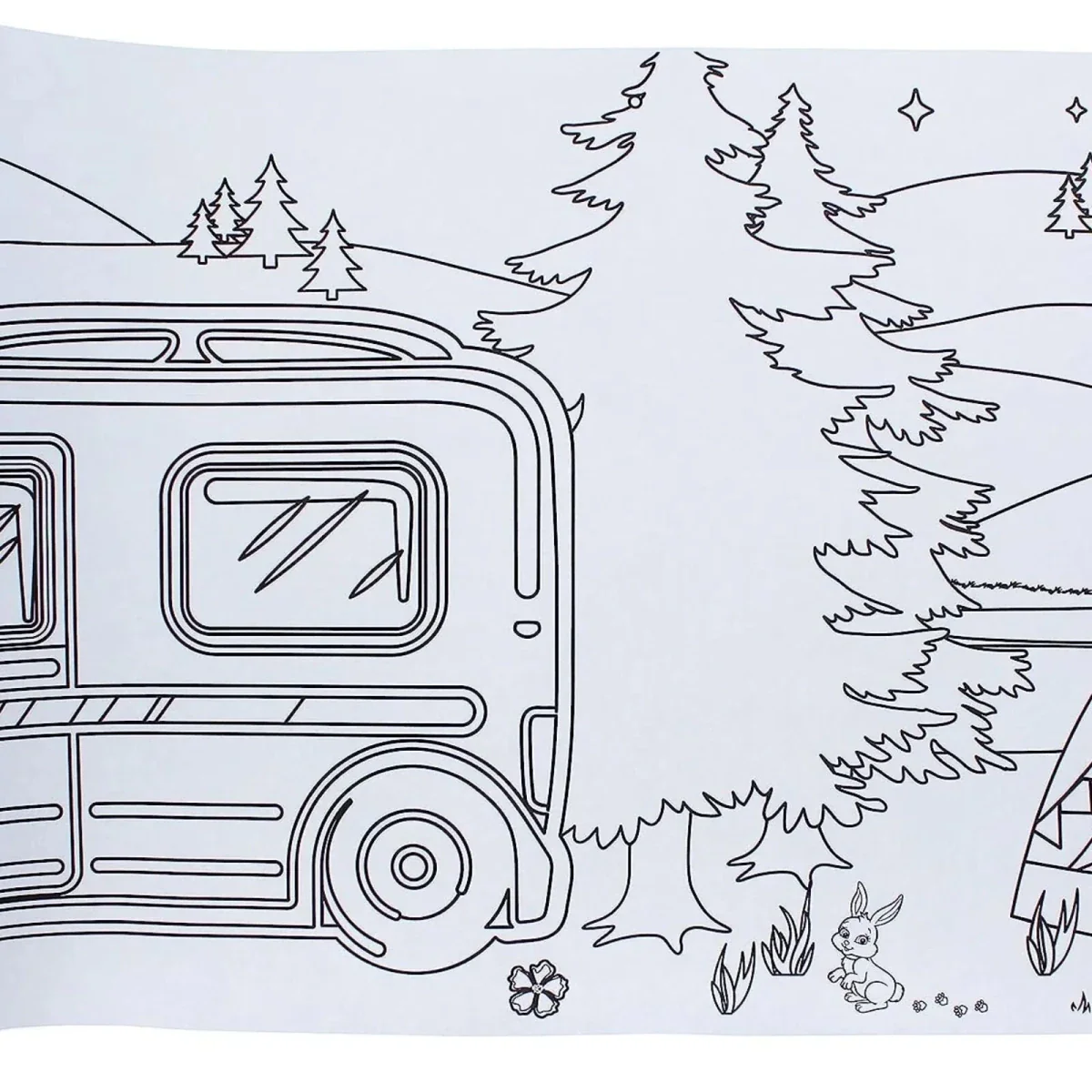 Barbie Colouring Roll - Image 6