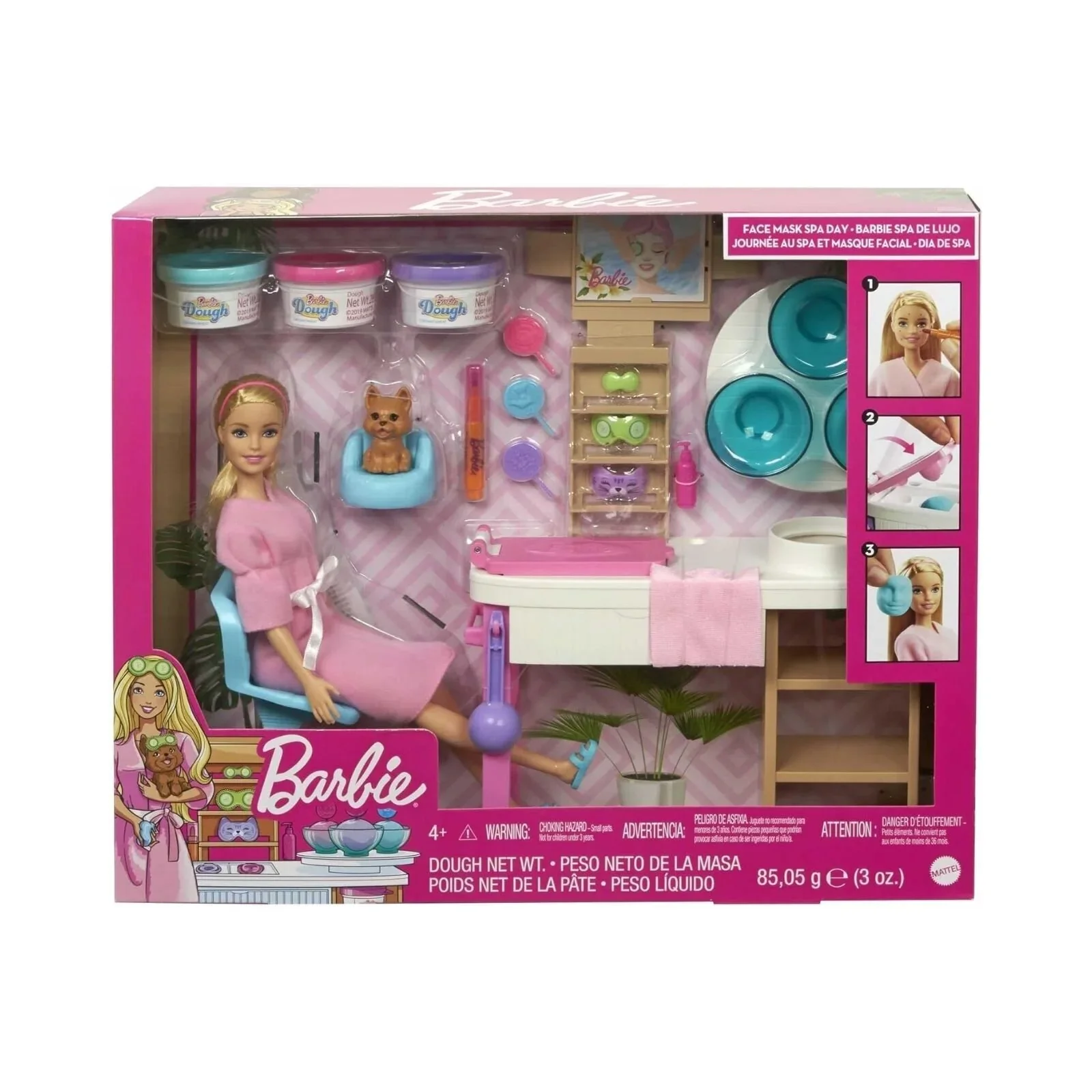 Barbie Face Mask Spa Day Playset - Image 6