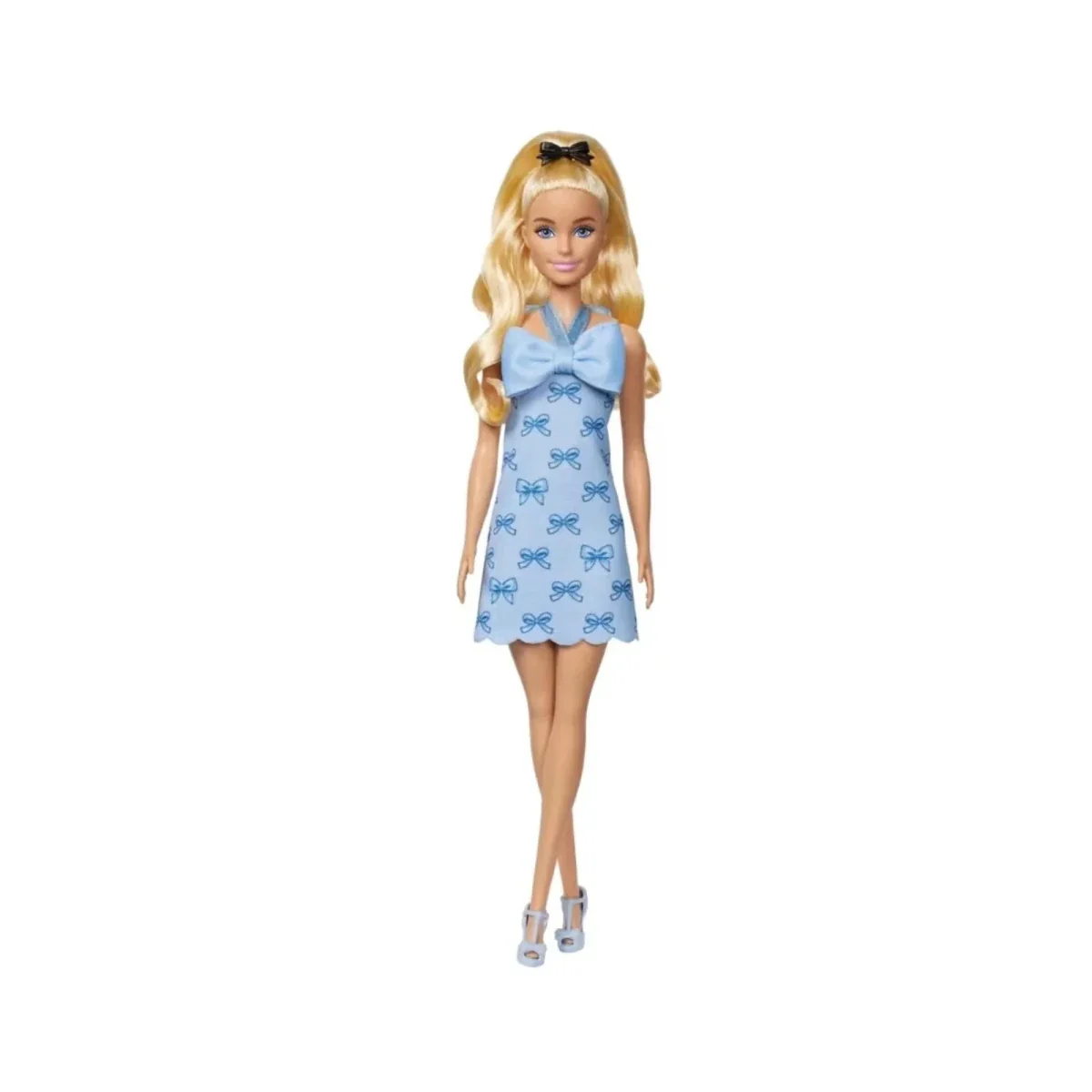 Barbie Fashionistas Doll 237 with Blue Bows Dress - Image 4