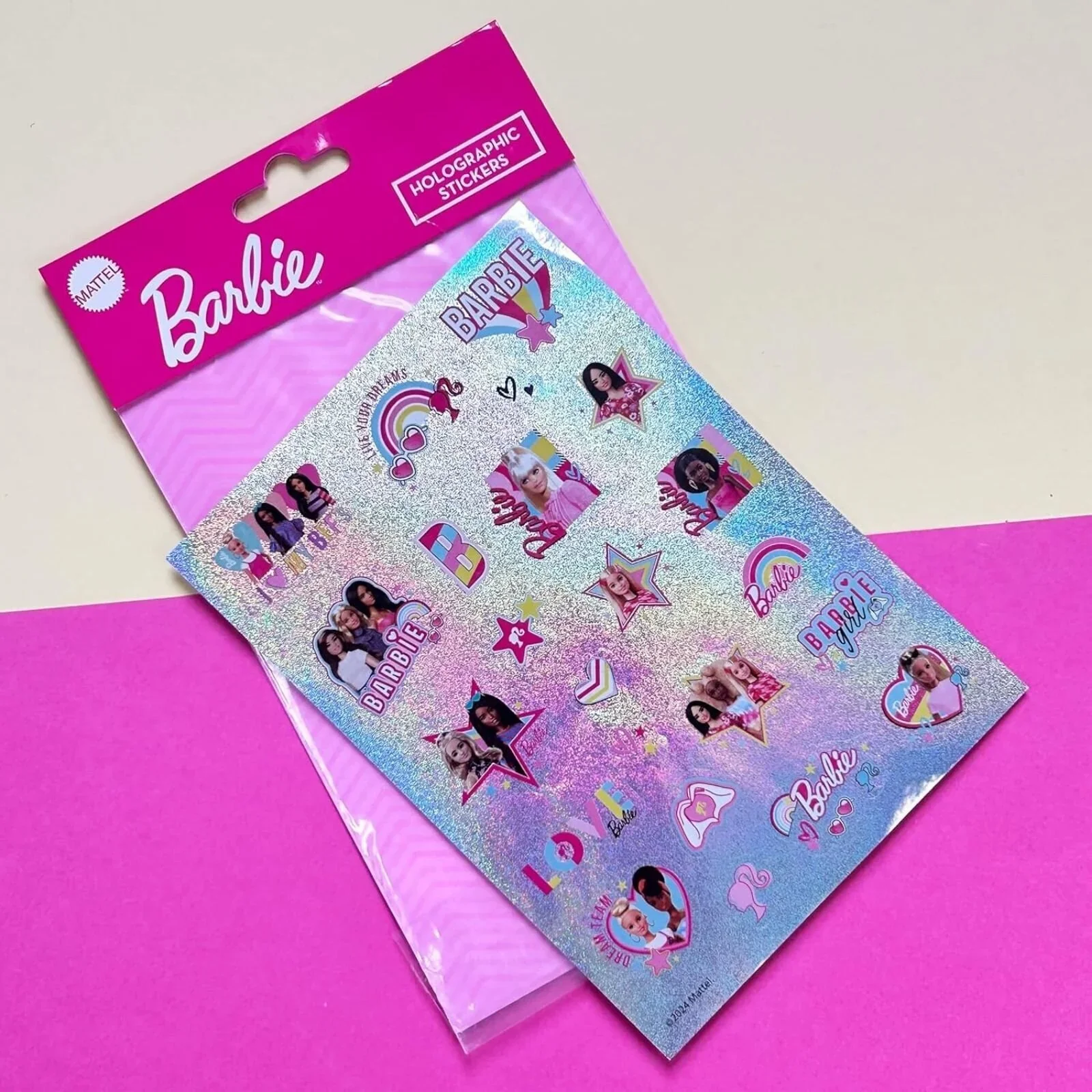 Barbie Holographic Sticker Sheet - Image 3