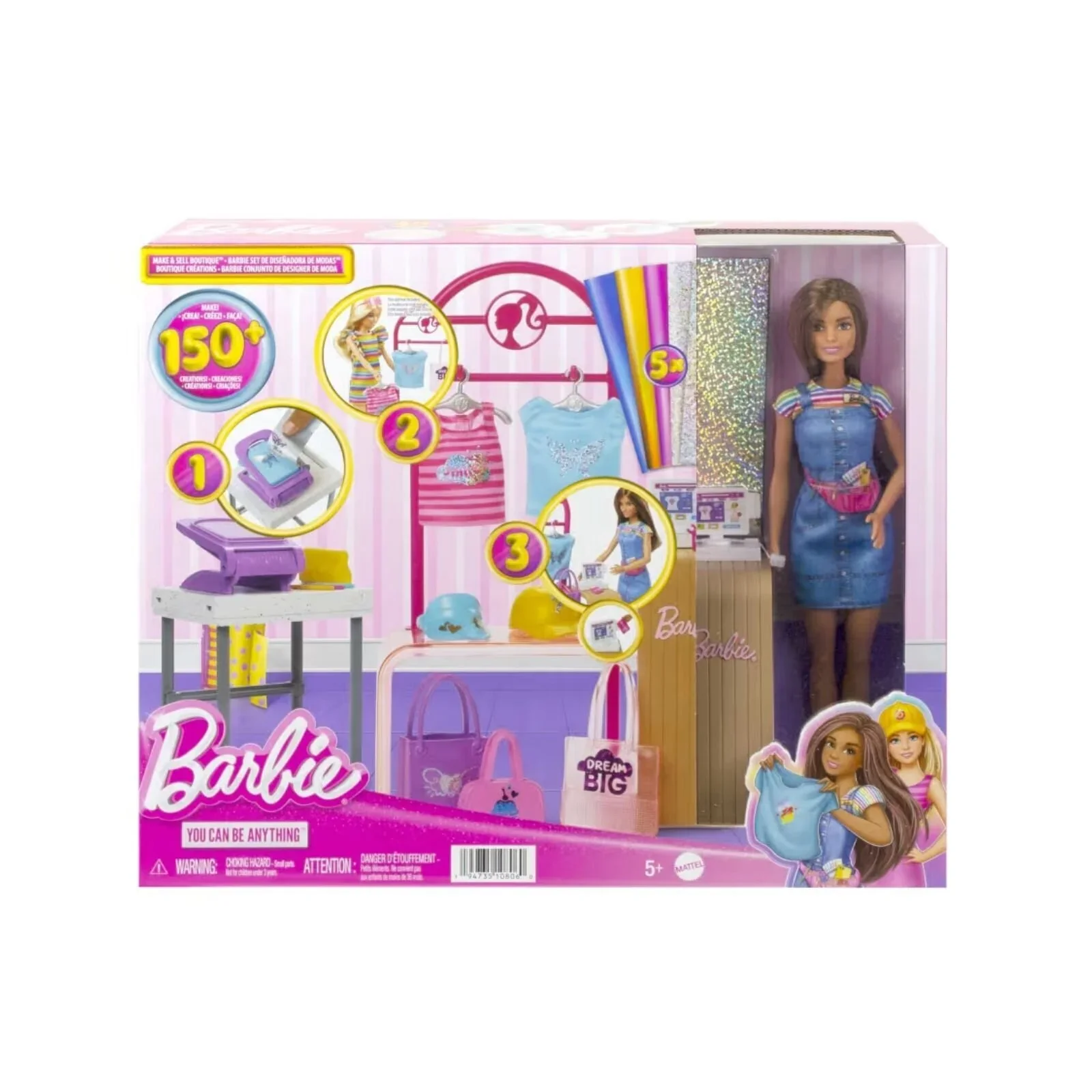 Barbie Make & Sell Boutique Playset - Image 6