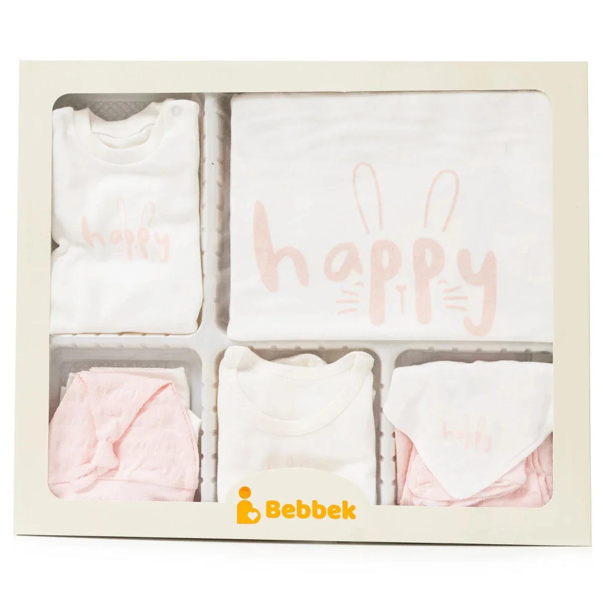 BEBBEK GIRLS 10PC NEWBORN SET ANIMAL WIT - Ecru - Image 8